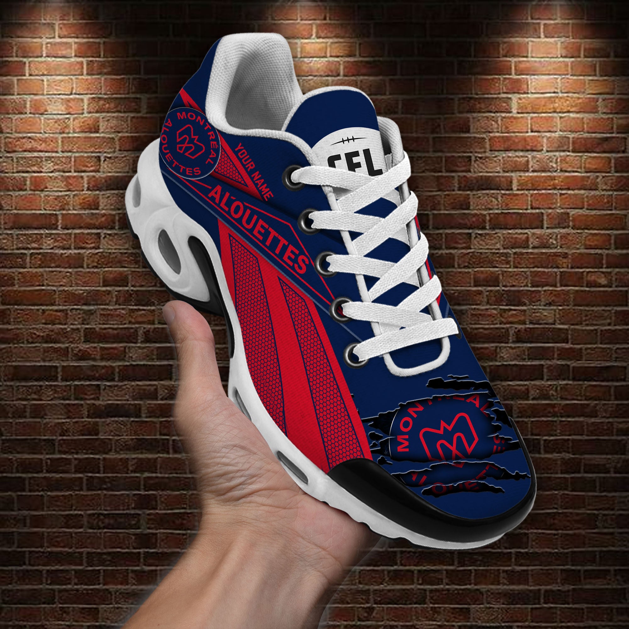 Ideafootwear Montreal Alouettes TN Shoes Sneakers For Men And Women