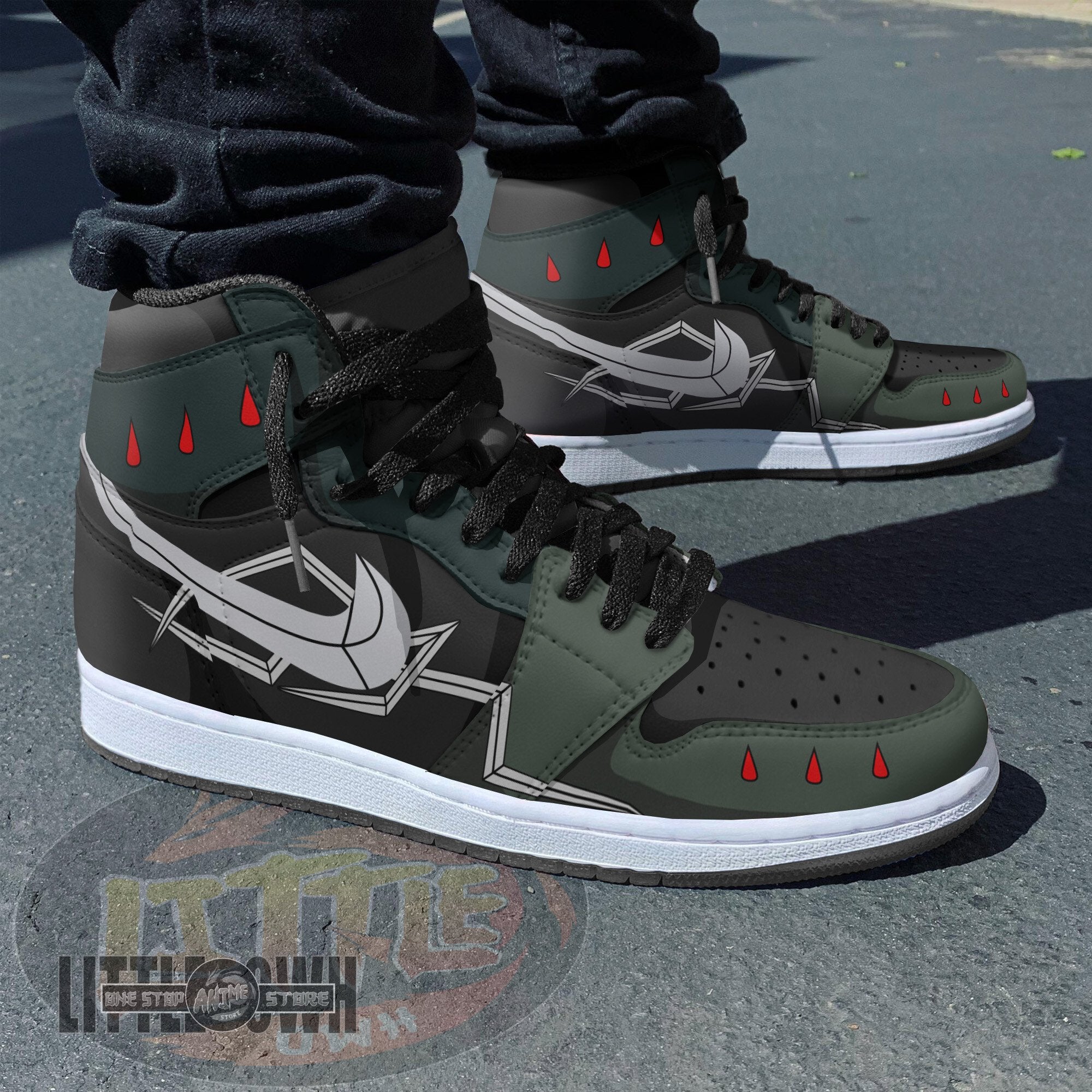 Ideafootwear Moonfish AJ1 High Sneakers Shoes For Men And Women