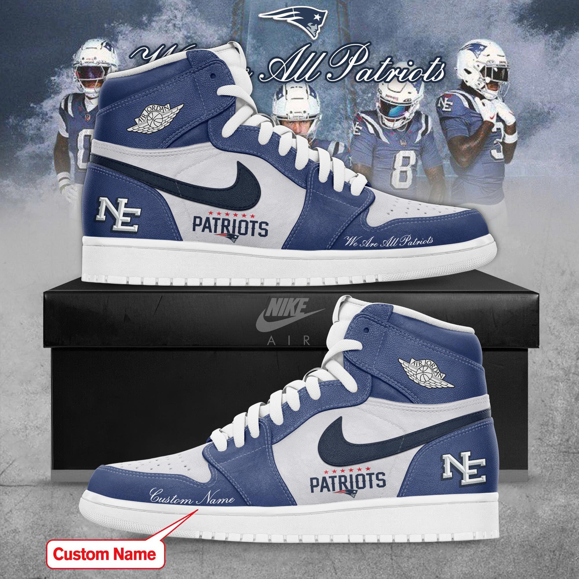 Ideafootwear Morgan Wallen AJ1 High Sneakers Shoes For Men And Women