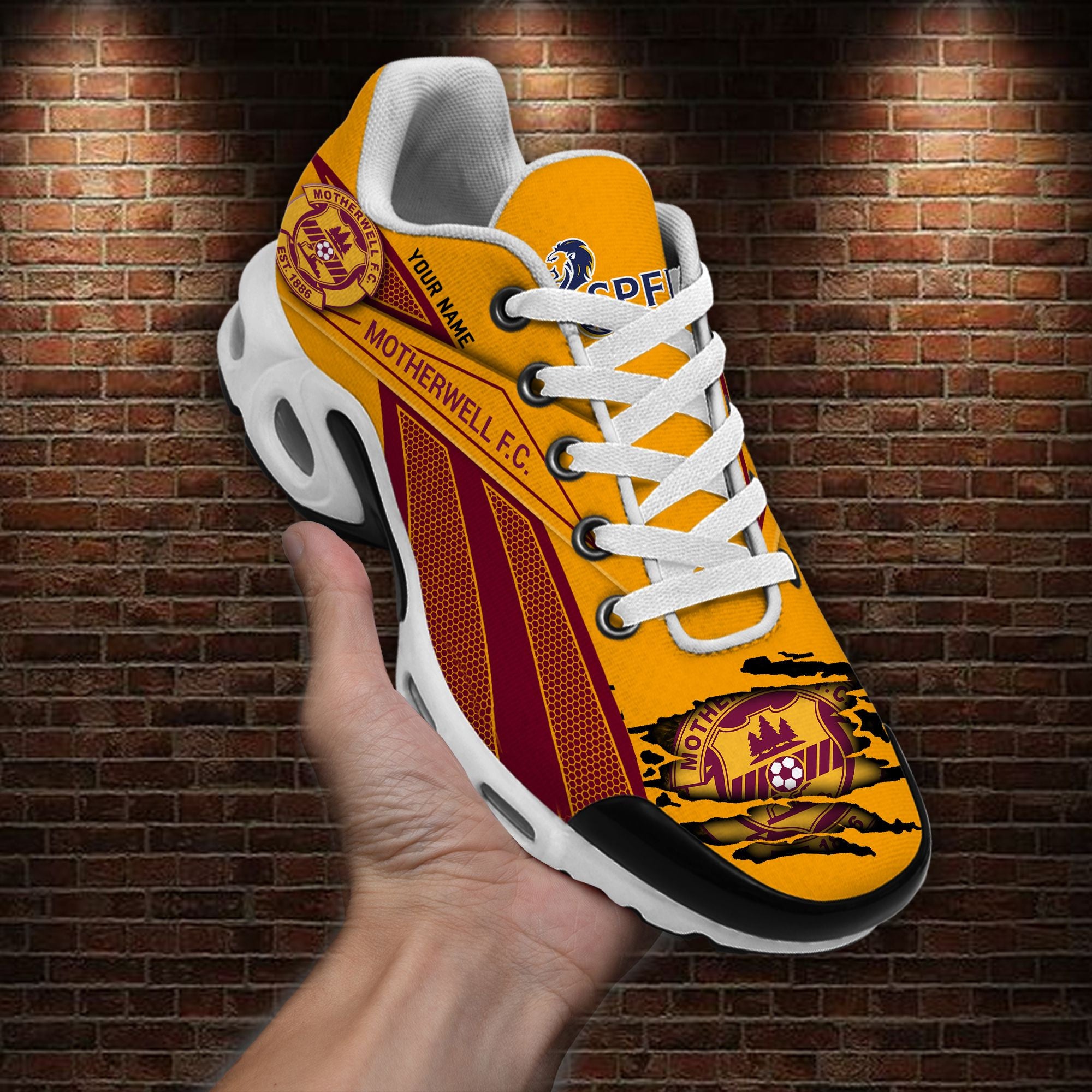 Ideafootwear Motherwell F.C. TN Shoes Sneakers For Men And Women