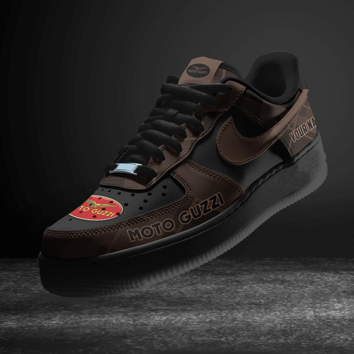Ideafootwear Moto-Guzzi Air Low-Top Sneakers Shoes For Men And Women 1
