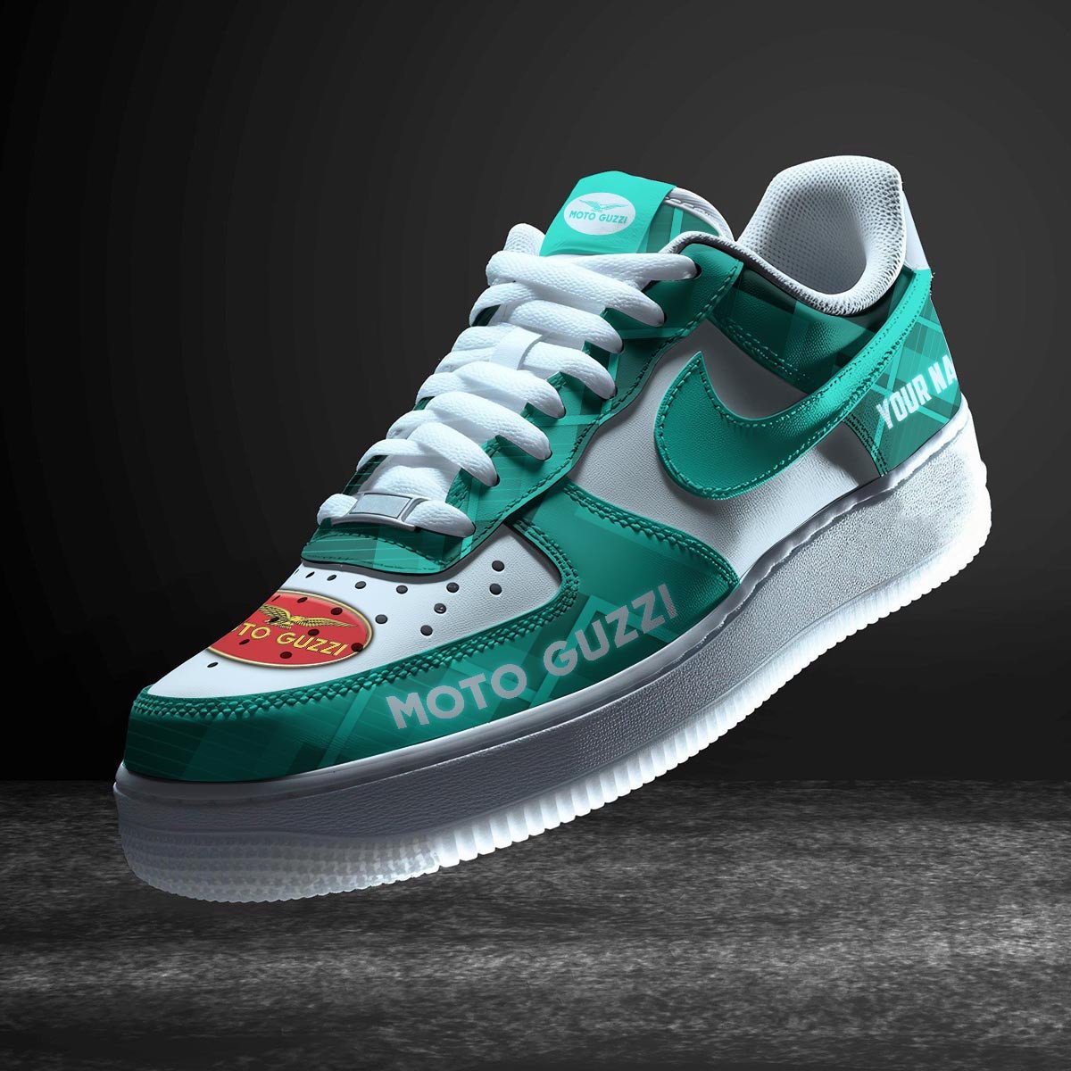 Ideafootwear Moto-Guzzi Air Low-Top Sneakers Shoes For Men And Women 1