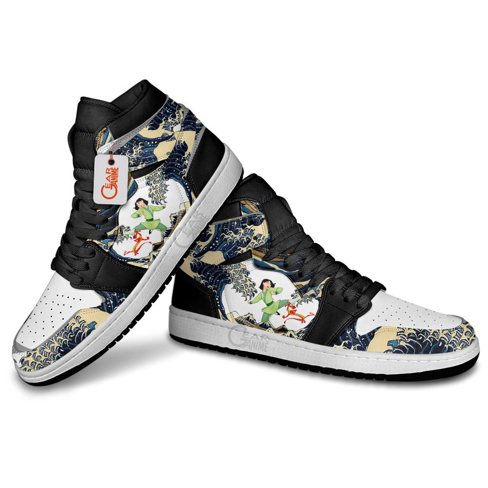 Ideafootwear Mulan AJ1 High Sneakers Shoes For Men And Women