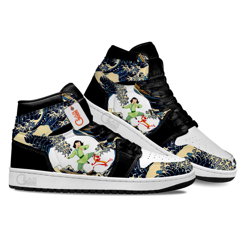 Ideafootwear Mulan AJ1 High Sneakers Shoes For Men And Women