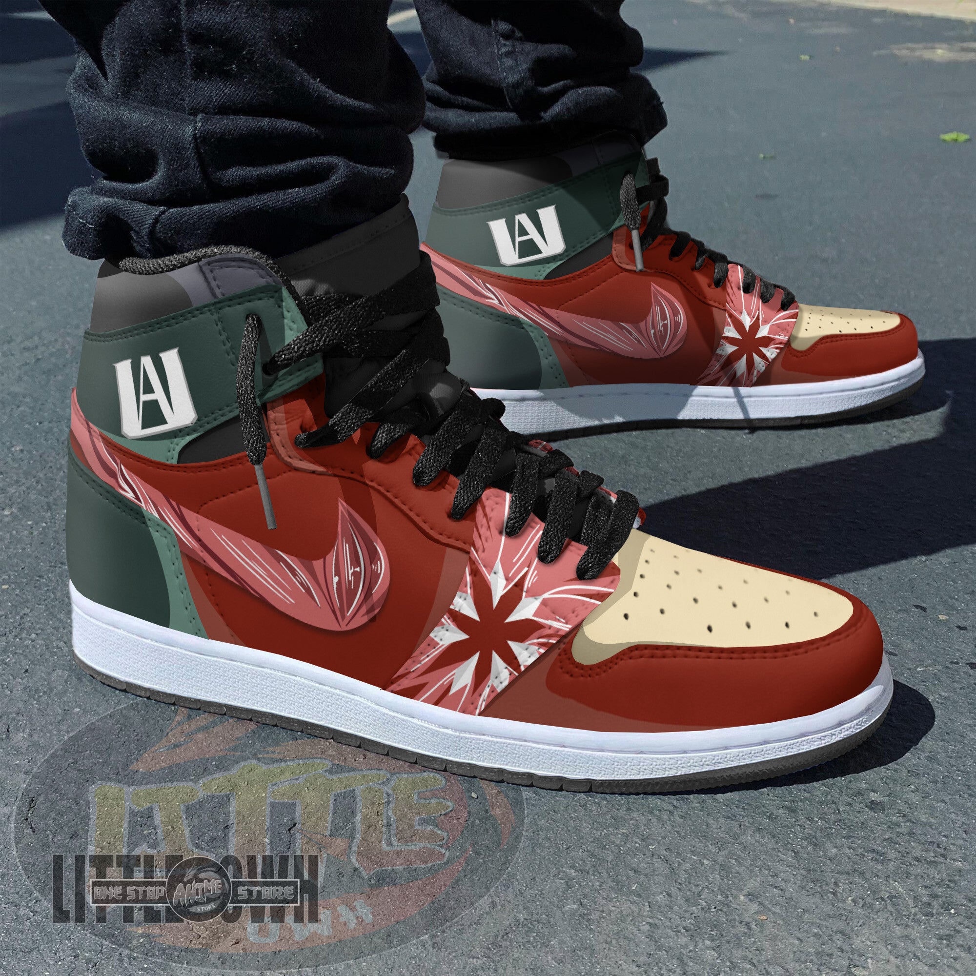 Ideafootwear Muscular AJ1 High Sneakers Shoes For Men And Women