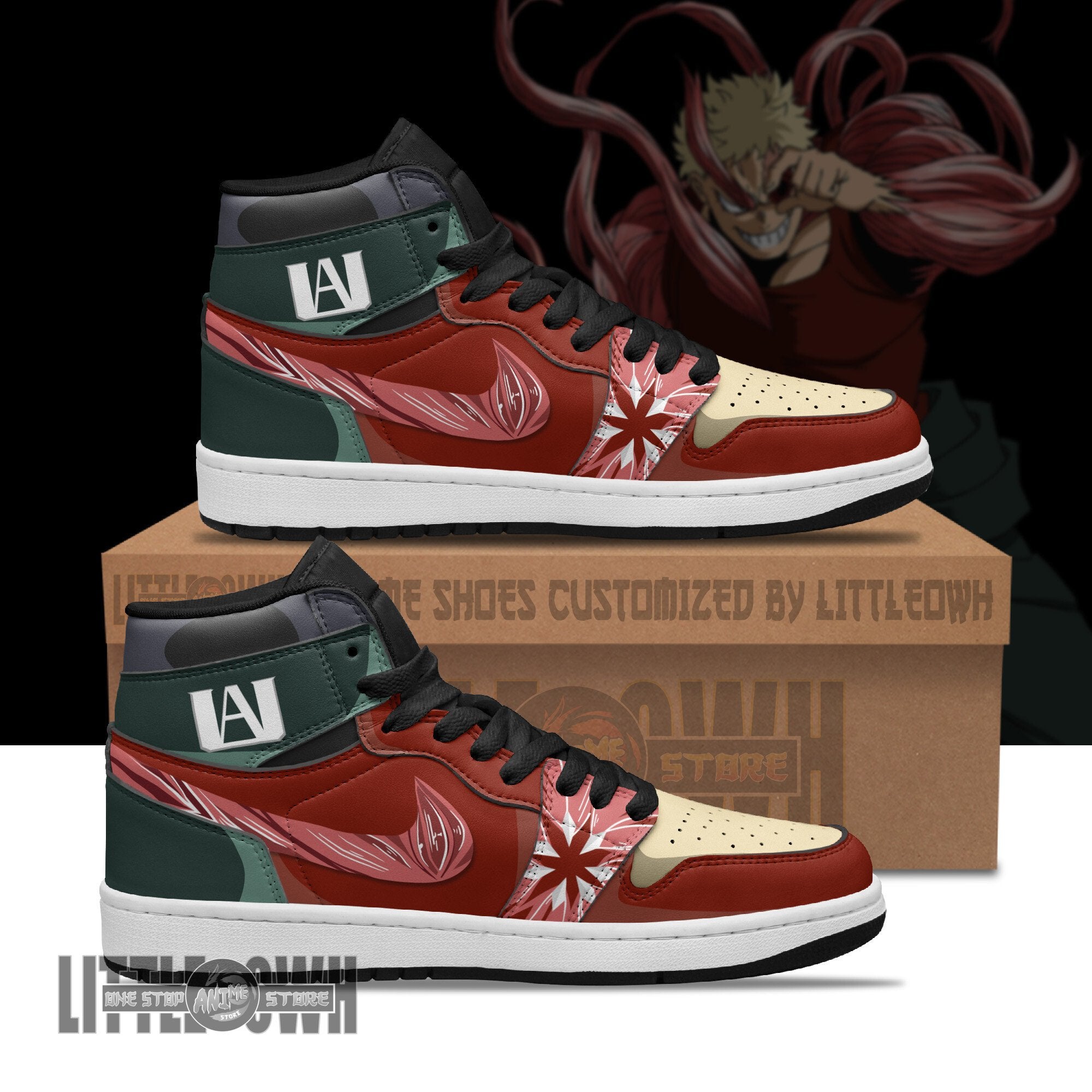 Ideafootwear Muscular AJ1 High Sneakers Shoes For Men And Women