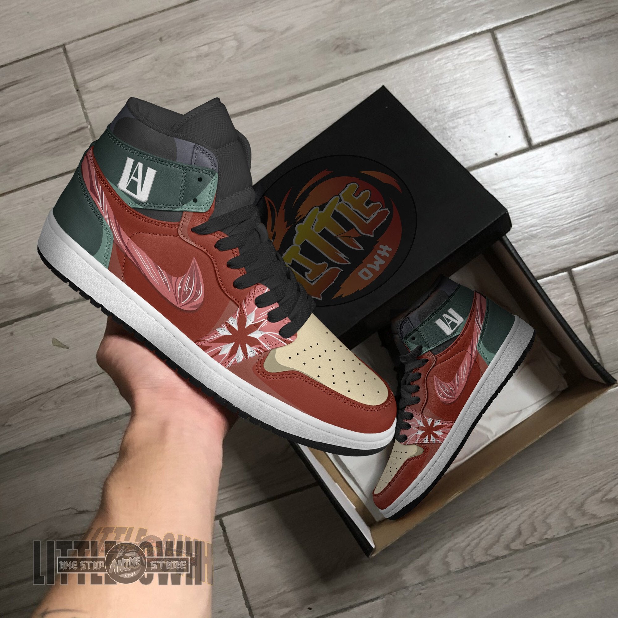 Ideafootwear Muscular AJ1 High Sneakers Shoes For Men And Women