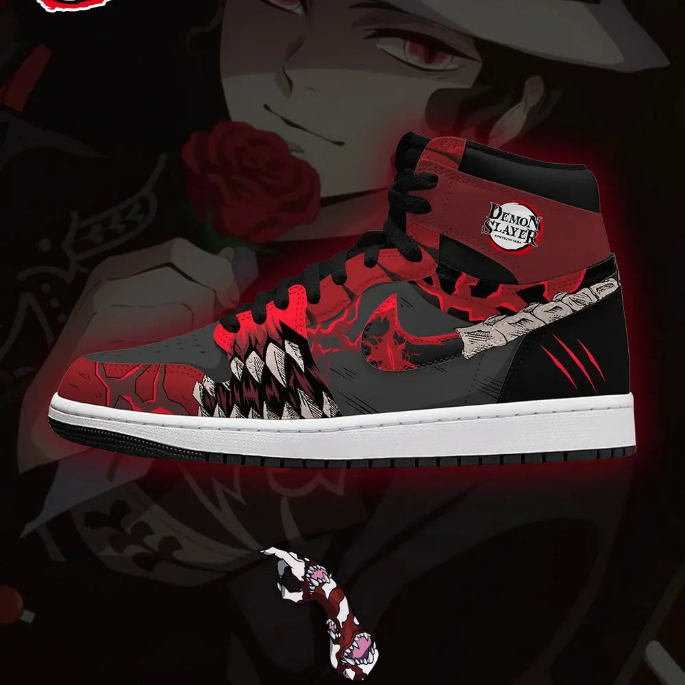 Ideafootwear Muzan Kibutsuji V.1 AJ1 High Sneakers Shoes For Men And Women
