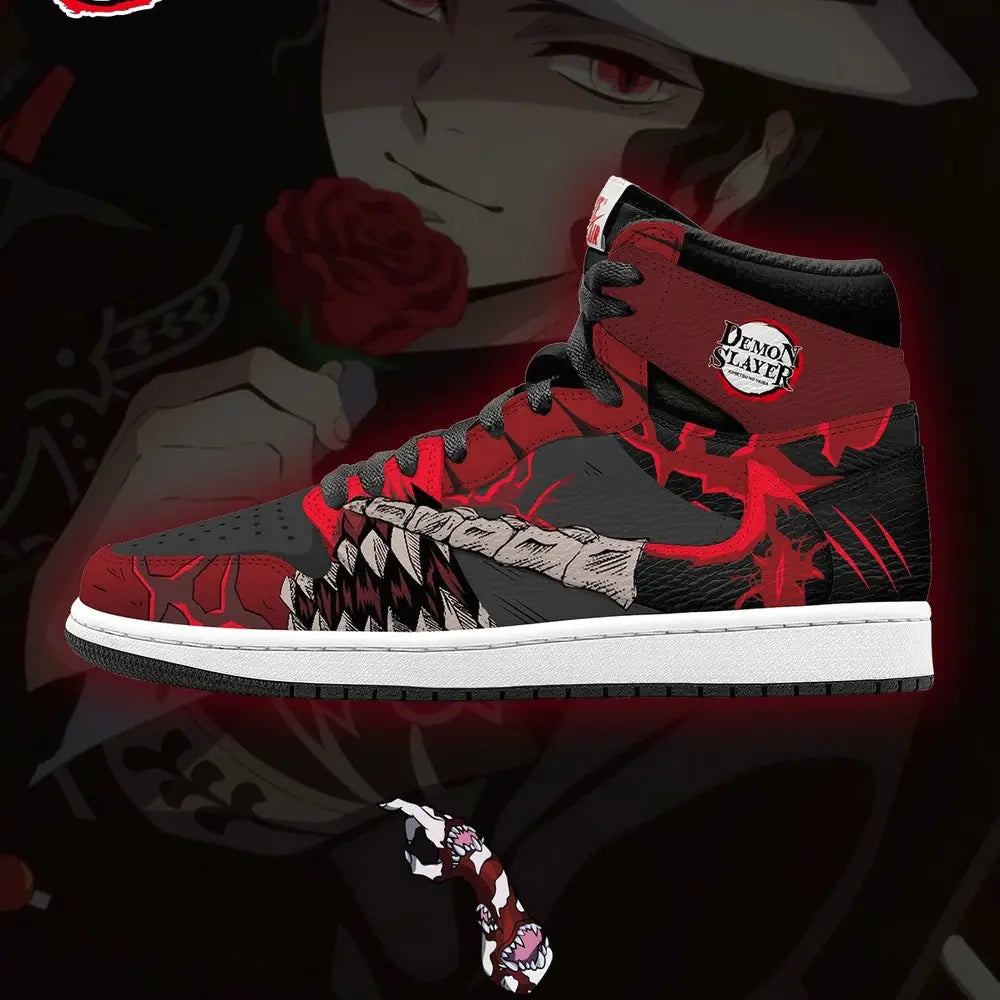 Ideafootwear Muzan Kibutsuji V.2 AJ1 High Sneakers Shoes For Men And Women