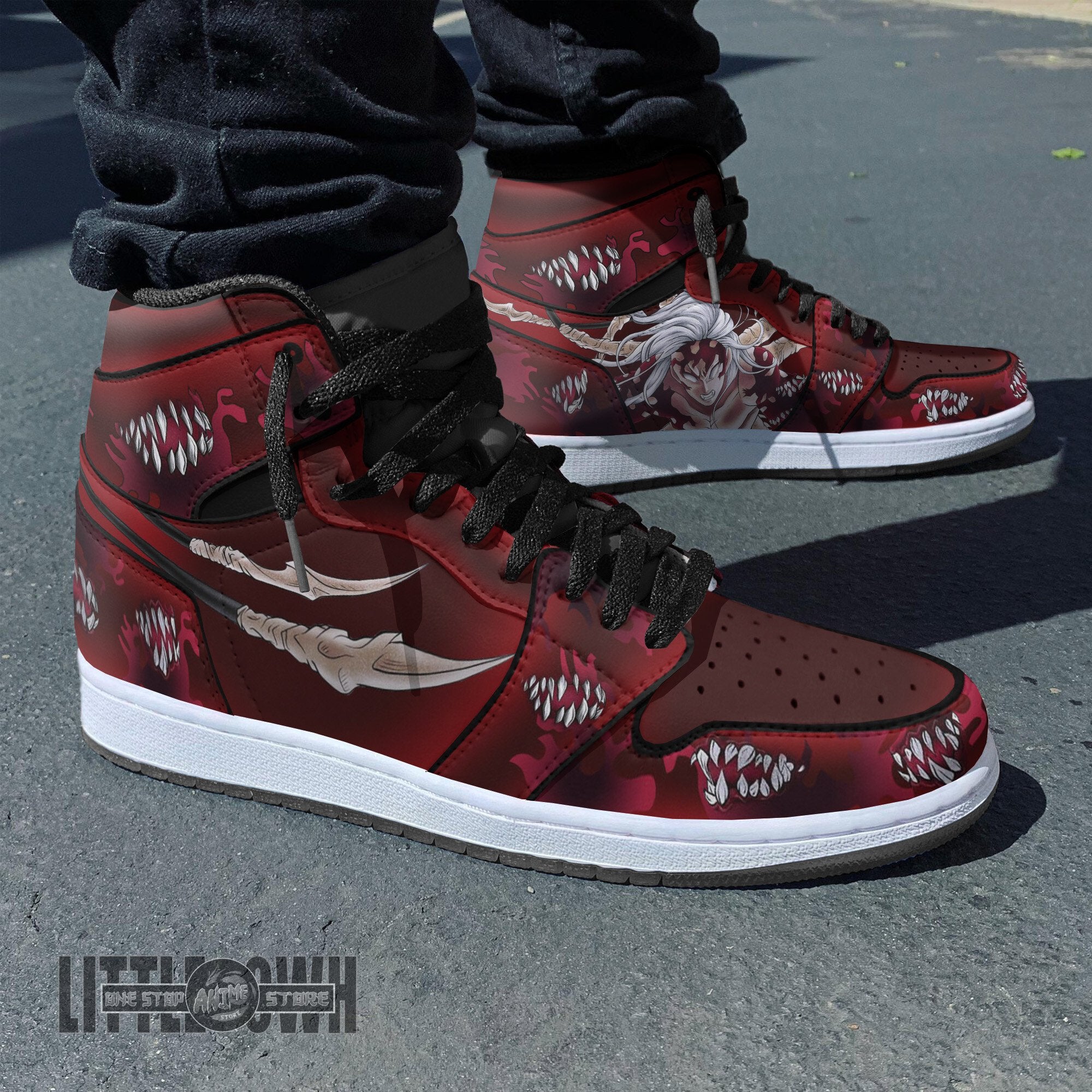 Ideafootwear Muzan Monster AJ1 High Sneakers Shoes For Men And Women