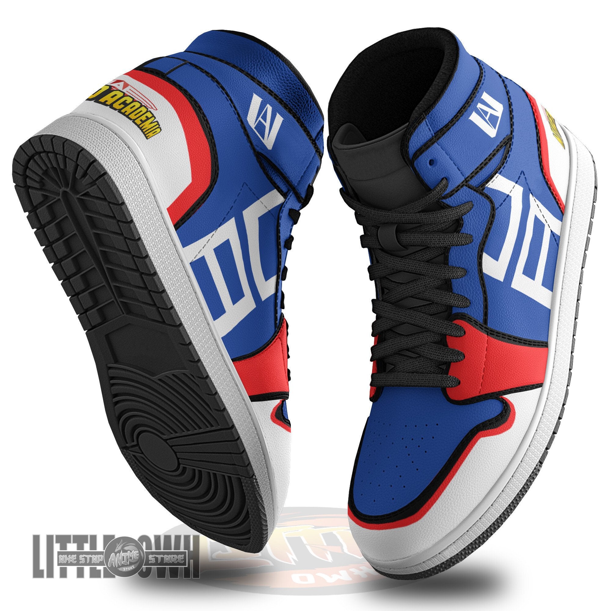 Ideafootwear My Hero Academia AJ1 High Sneakers Shoes For Men And Women