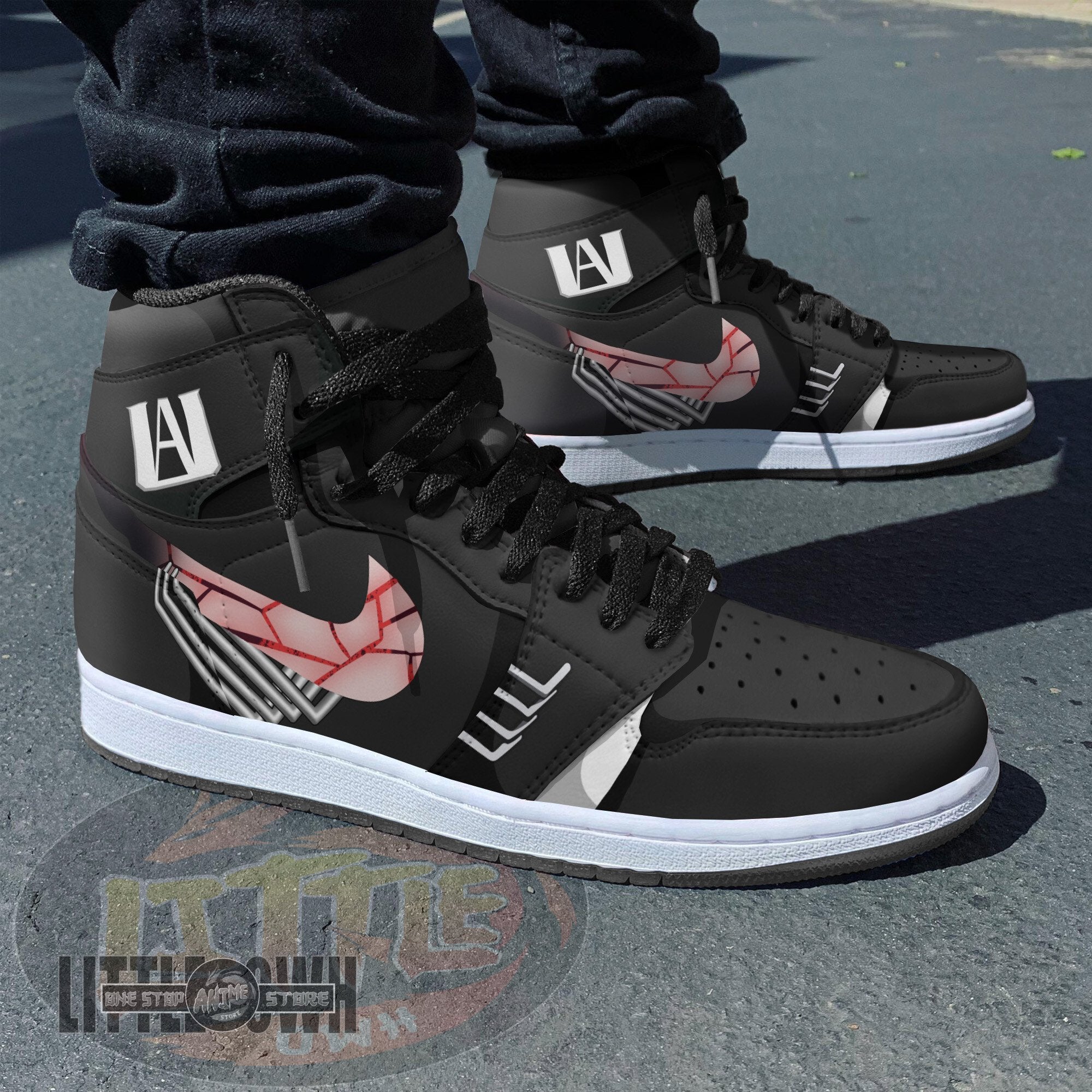 Ideafootwear My Hero Academia AJ1 High Sneakers Shoes For Men And Women