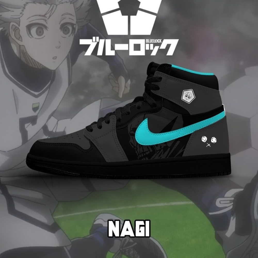 Ideafootwear Nagi Blue Lock AJ1 High Sneakers Shoes For Men And Women