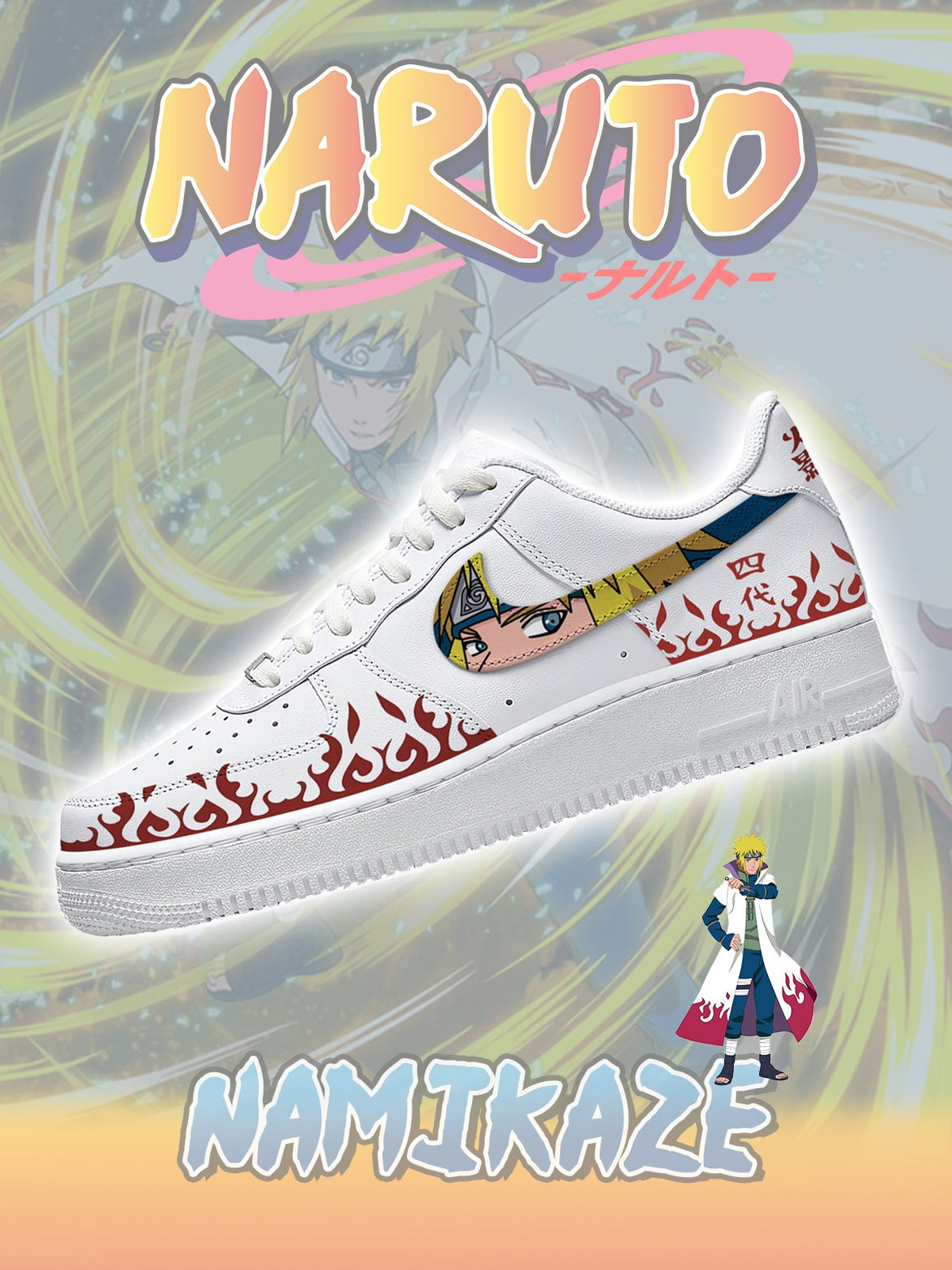 Ideafootwear Namikaze Minato Air Low-Top Sneakers Shoes For Men And Women 1