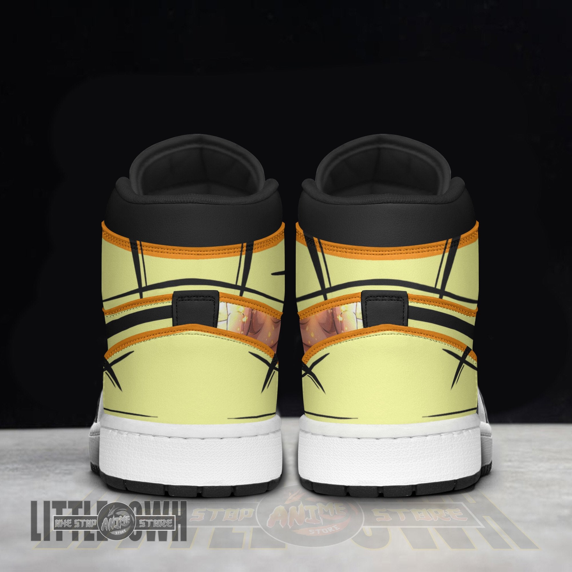 Ideafootwear Naruto Sage AJ1 High Sneakers Shoes For Men And Women