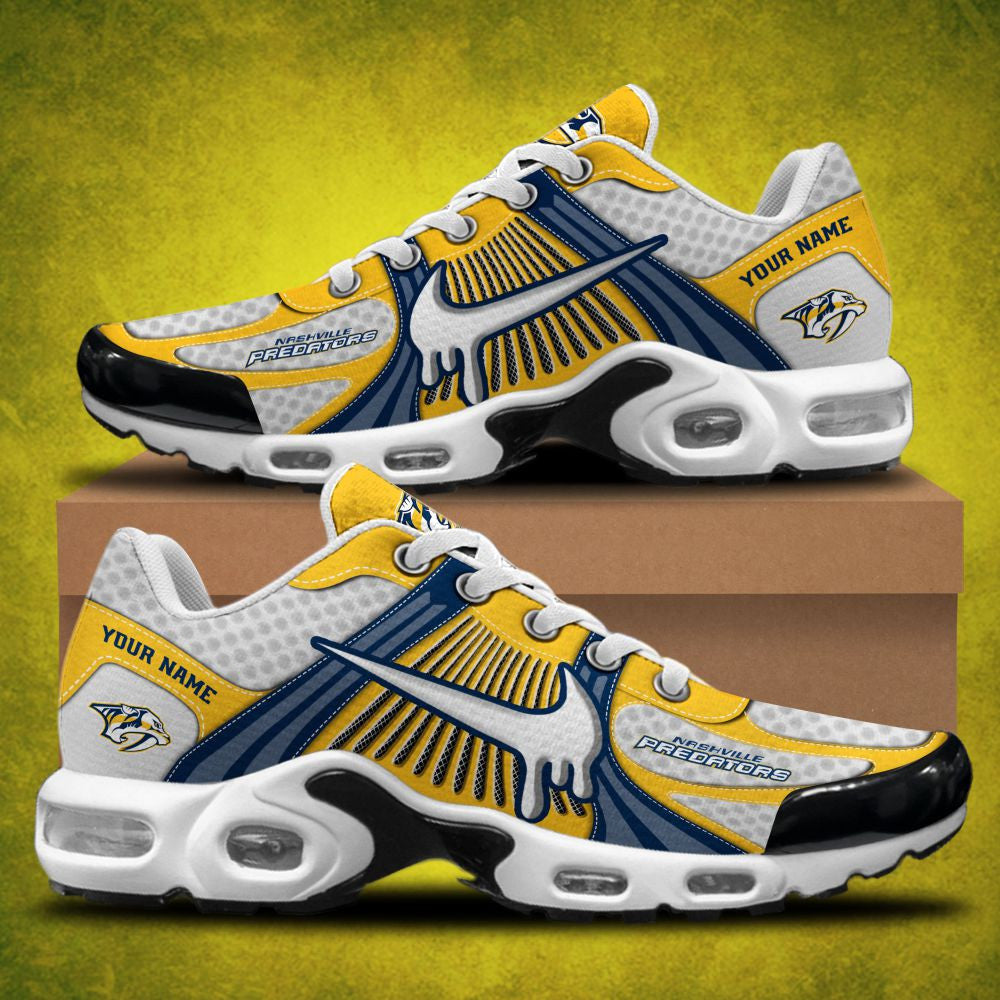 Ideafootwear Nashville Predators TN Shoes Sneakers For Men And Women