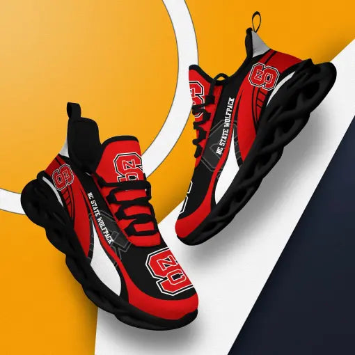 Ideafootwear NC State Wolfpack Max Soul Shoes Sneakers For Men And Women