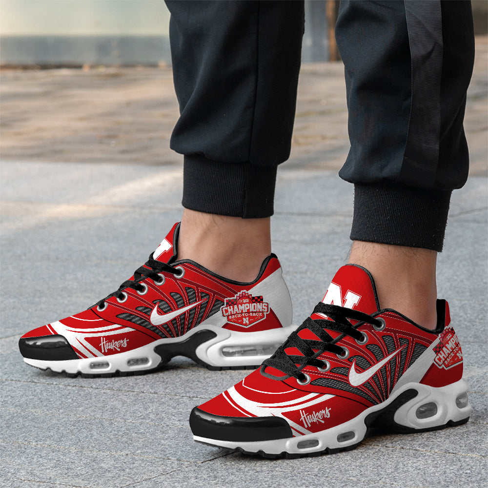 Ideafootwear Nebraska Cornhuskers TN Shoes Sneakers For Men And Women