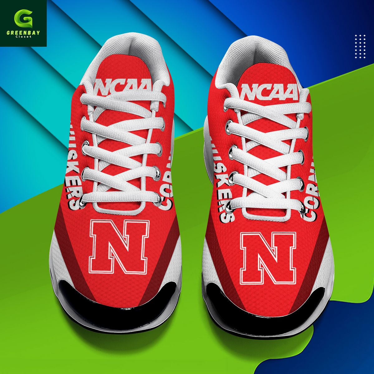 Ideafootwear Nebraska Cornhuskers TN Shoes Sneakers For Men And Women