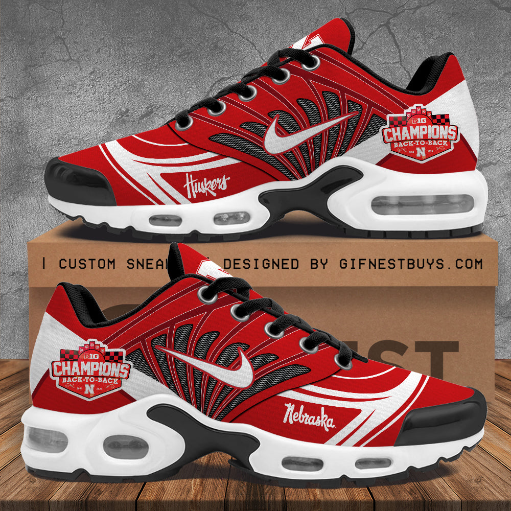 Ideafootwear Nebraska Cornhuskers TN Shoes Sneakers For Men And Women