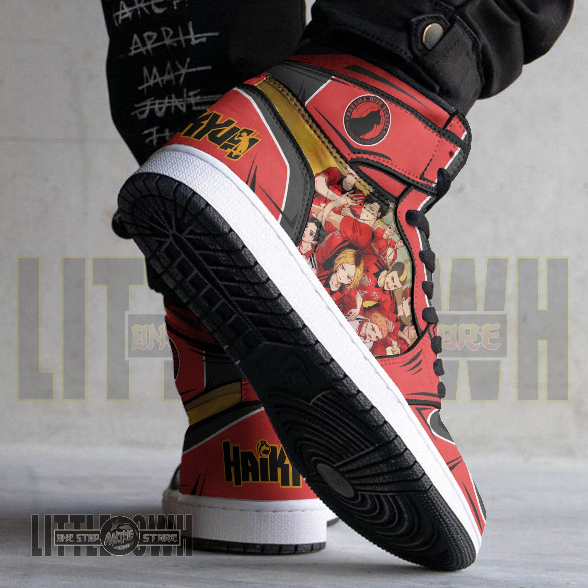 Ideafootwear Nekoma AJ1 High Sneakers Shoes For Men And Women
