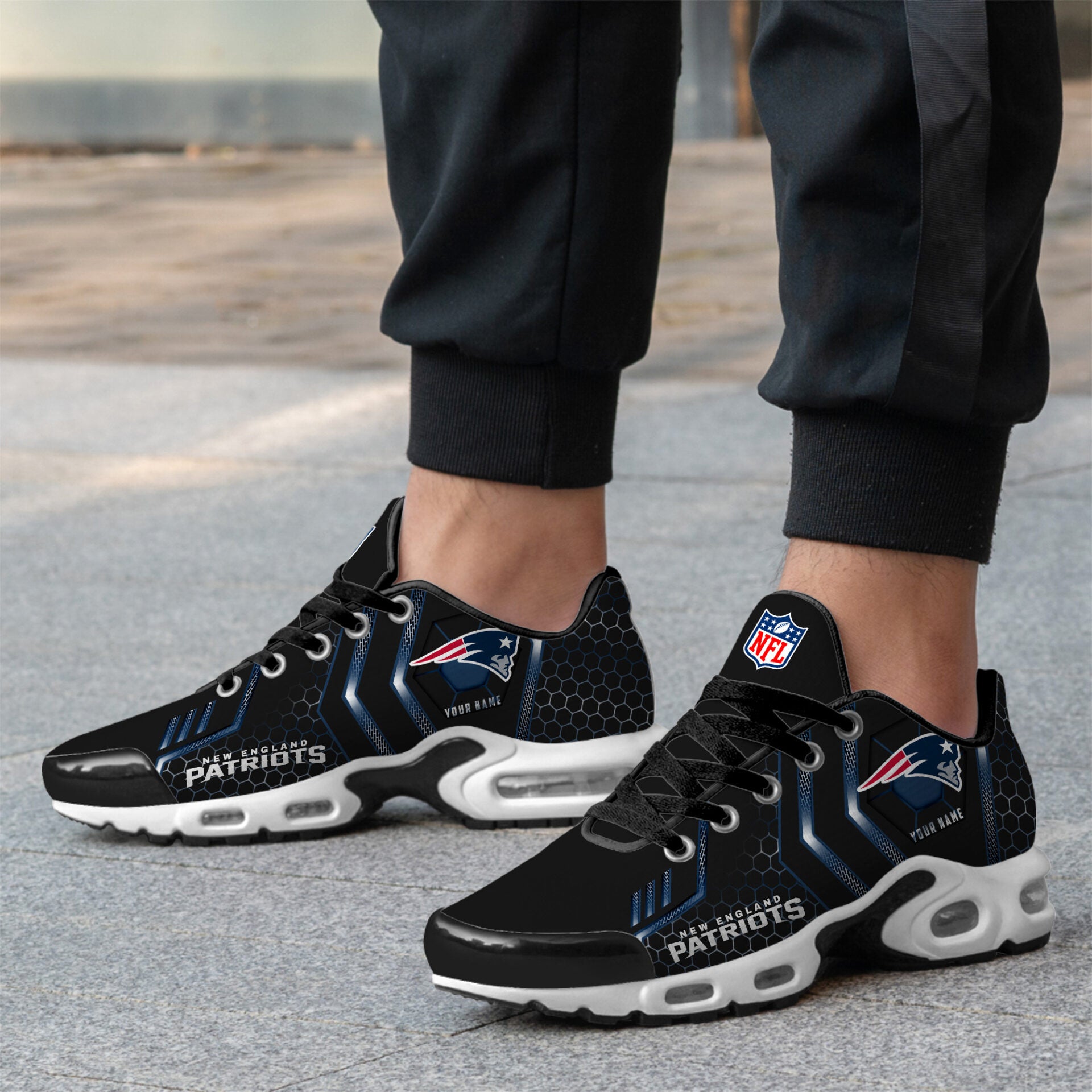 Ideafootwear New England Patriots TN Shoes Sneakers For Men And Women