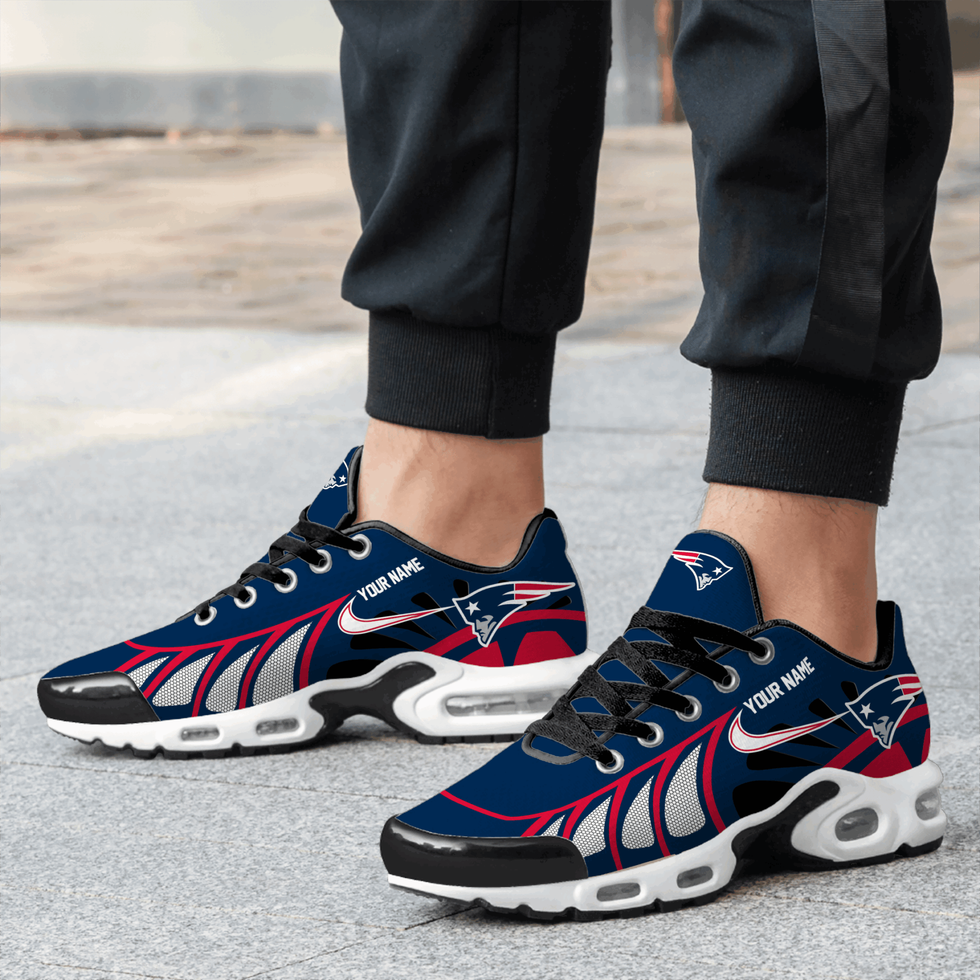 Ideafootwear New England Patriots TN Shoes Sneakers For Men And Women