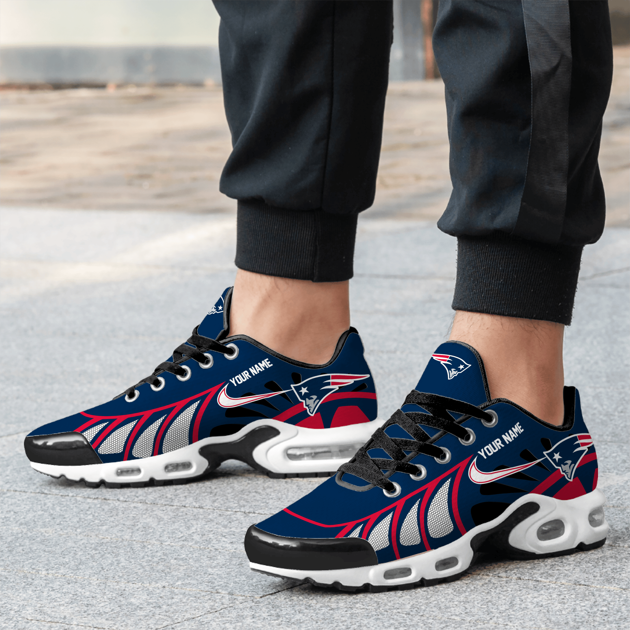 Ideafootwear New England Patriots TN Shoes Sneakers For Men And Women