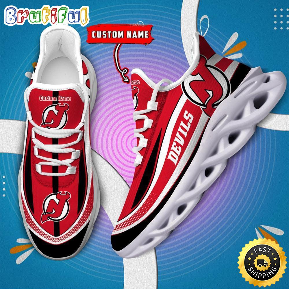 Ideafootwear New Jersey Devils Max Soul Shoes Sneakers For Men And Women