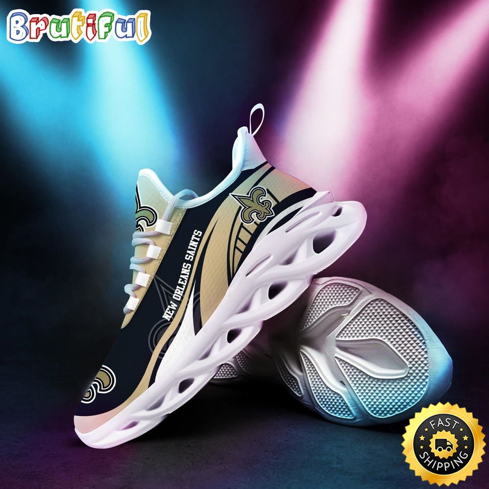 Ideafootwear New Orleans Saints Max Soul Shoes Sneakers For Men And Women