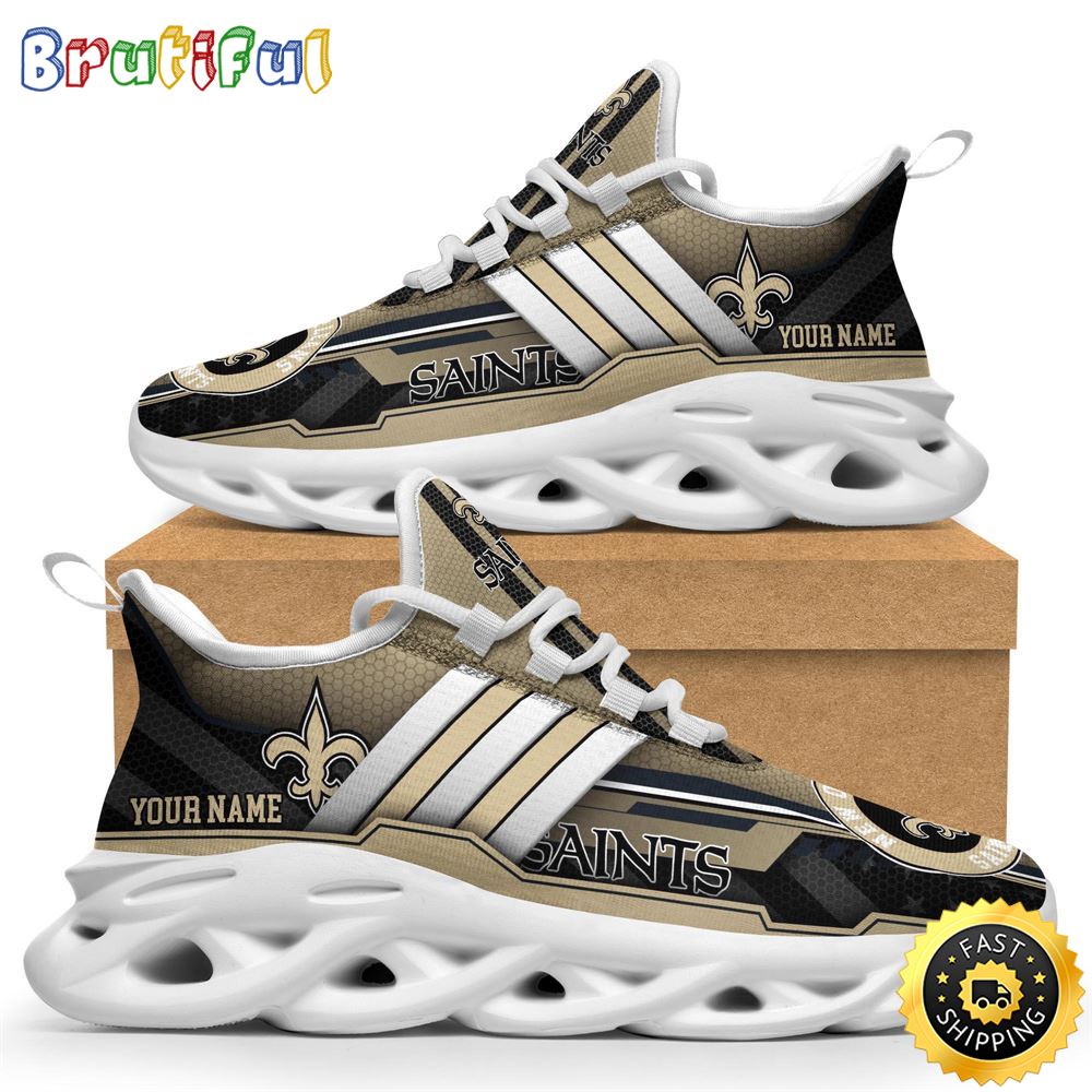 Ideafootwear New Orleans Saints Max Soul Shoes Sneakers For Men And Women