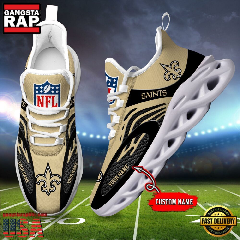 Ideafootwear New Orleans Saints Max Soul Shoes Sneakers For Men And Women