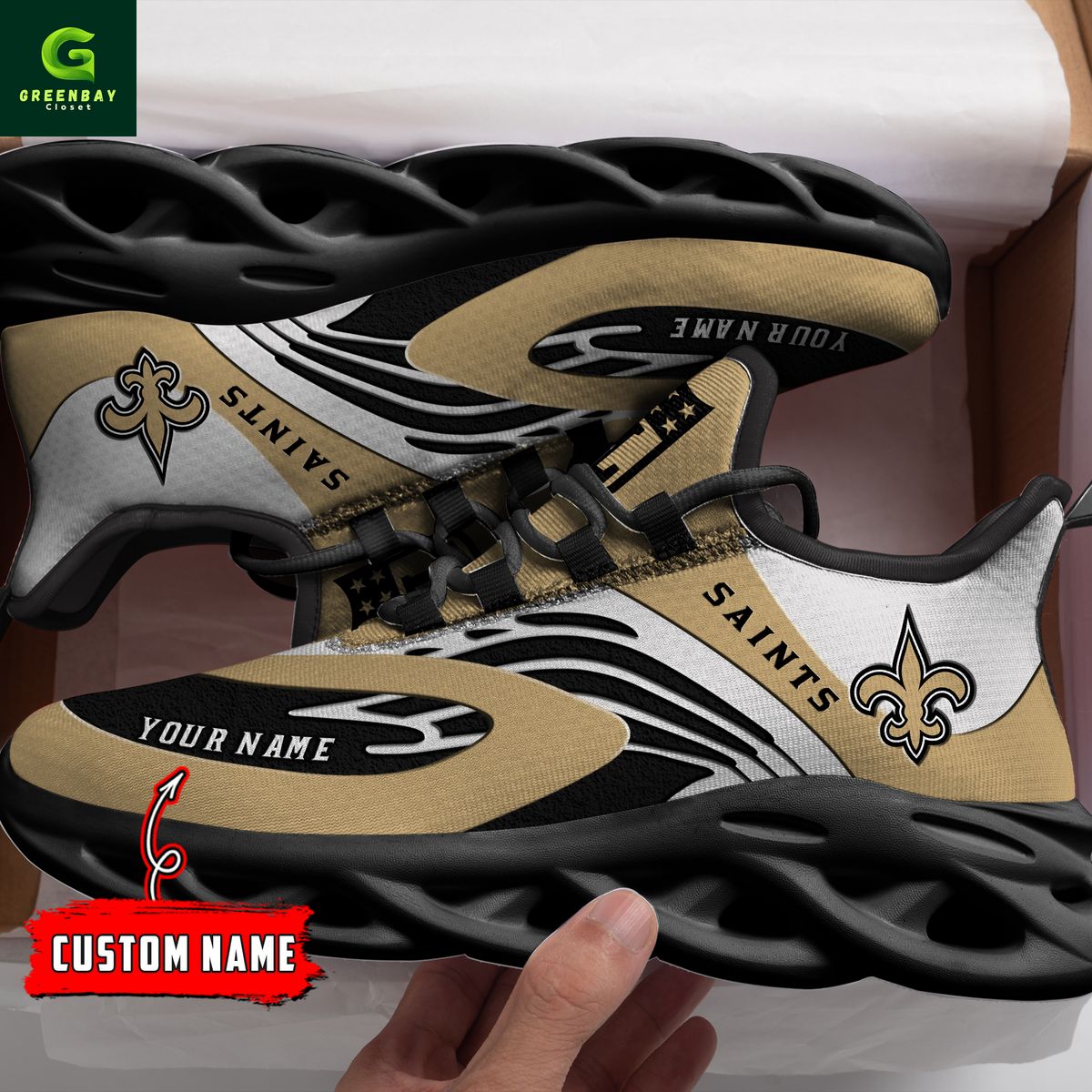 Ideafootwear New Orleans Saints Max Soul Shoes Sneakers For Men And Women