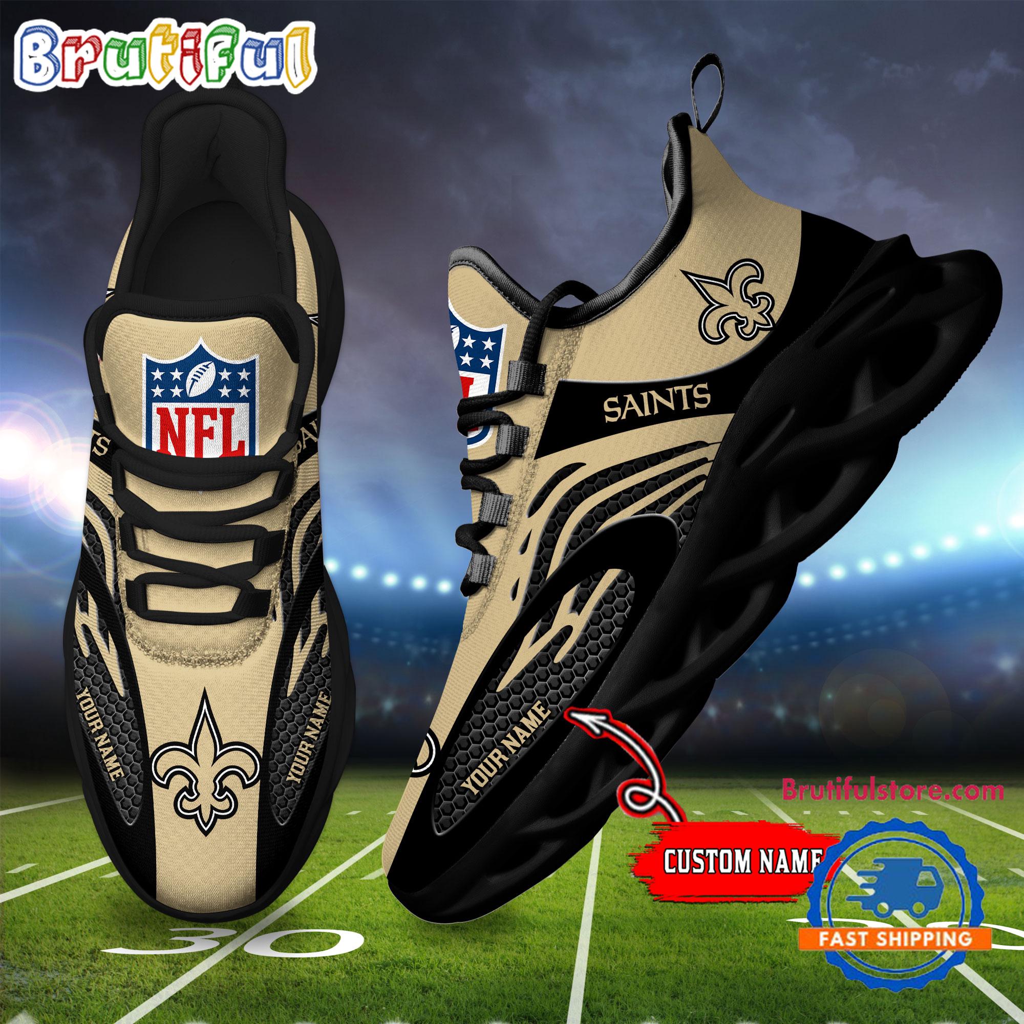 Ideafootwear New Orleans Saints Max Soul Shoes Sneakers For Men And Women