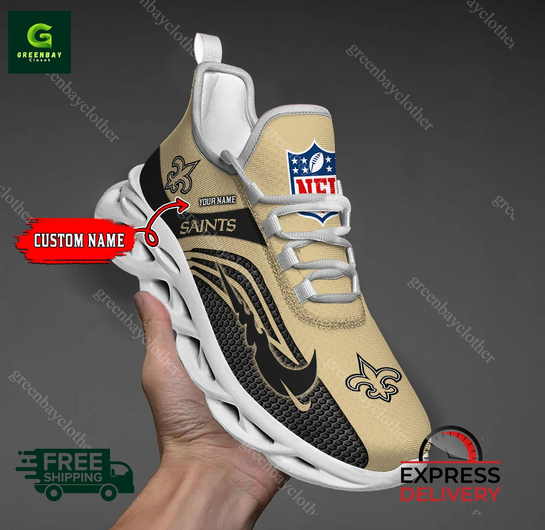 Ideafootwear New Orleans Saints Max Soul Shoes Sneakers For Men And Women