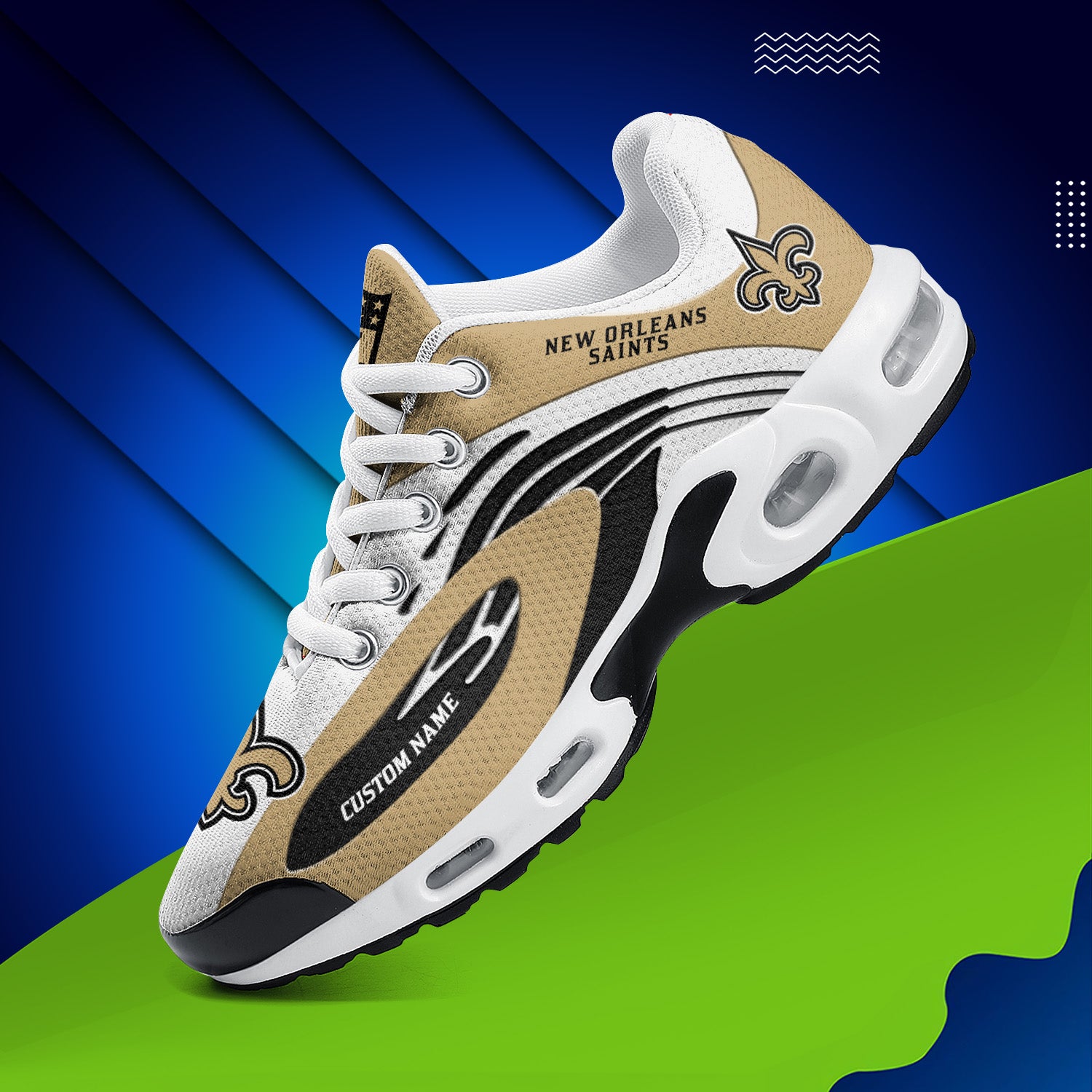 Ideafootwear New Orleans Saints TN Shoes Sneakers For Men And Women
