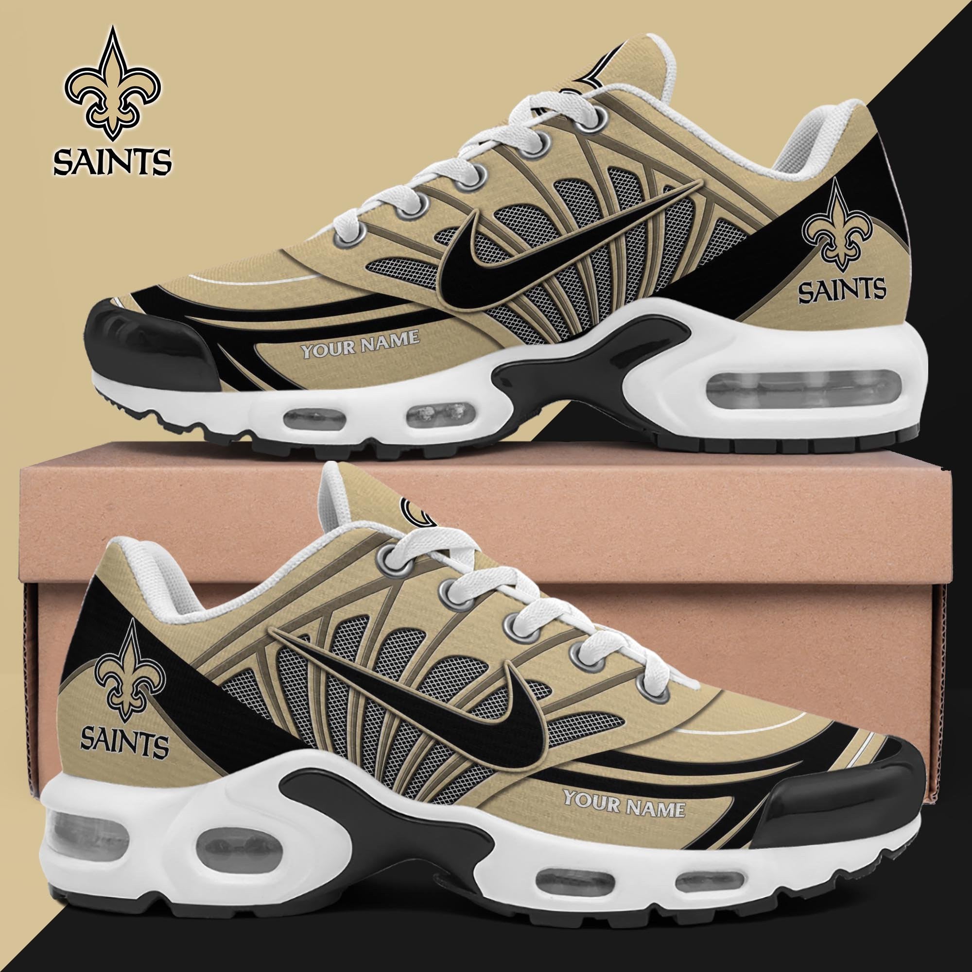 Ideafootwear New Orleans Saints TN Shoes Sneakers For Men And Women