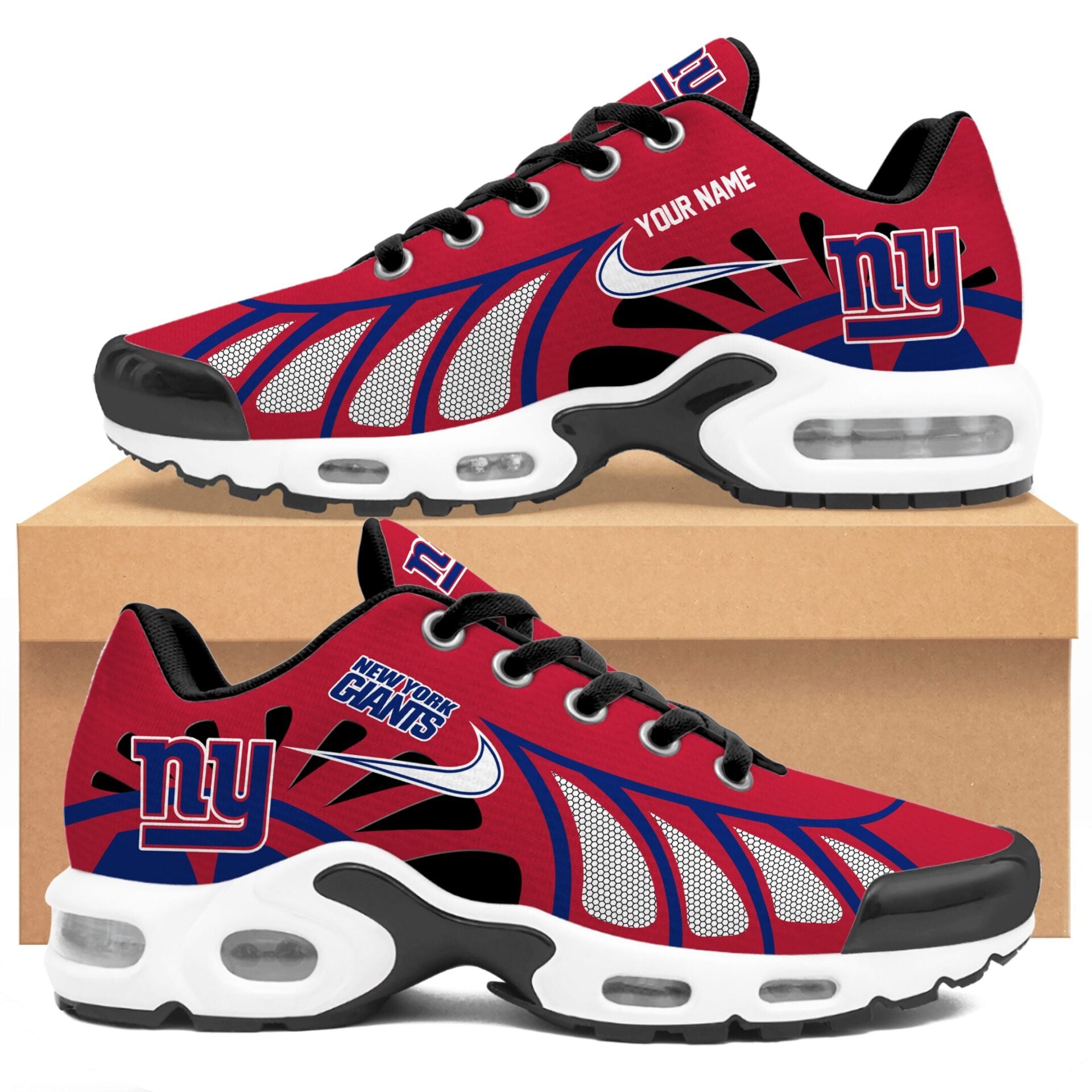Ideafootwear New York Giants TN Shoes Sneakers For Men And Women