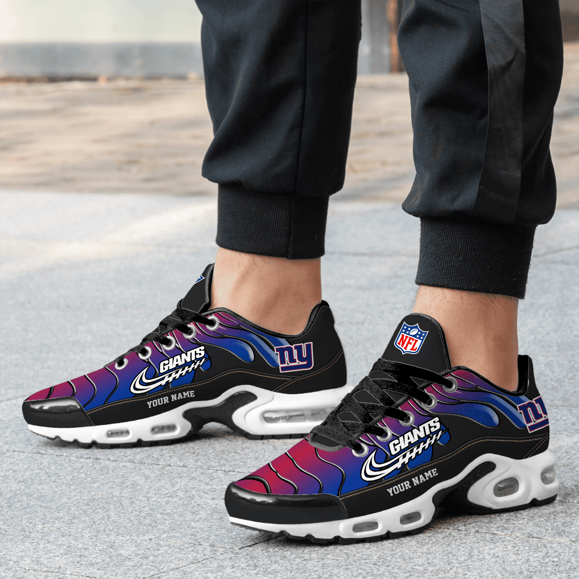 Ideafootwear New York Giants TN Shoes Sneakers For Men And Women