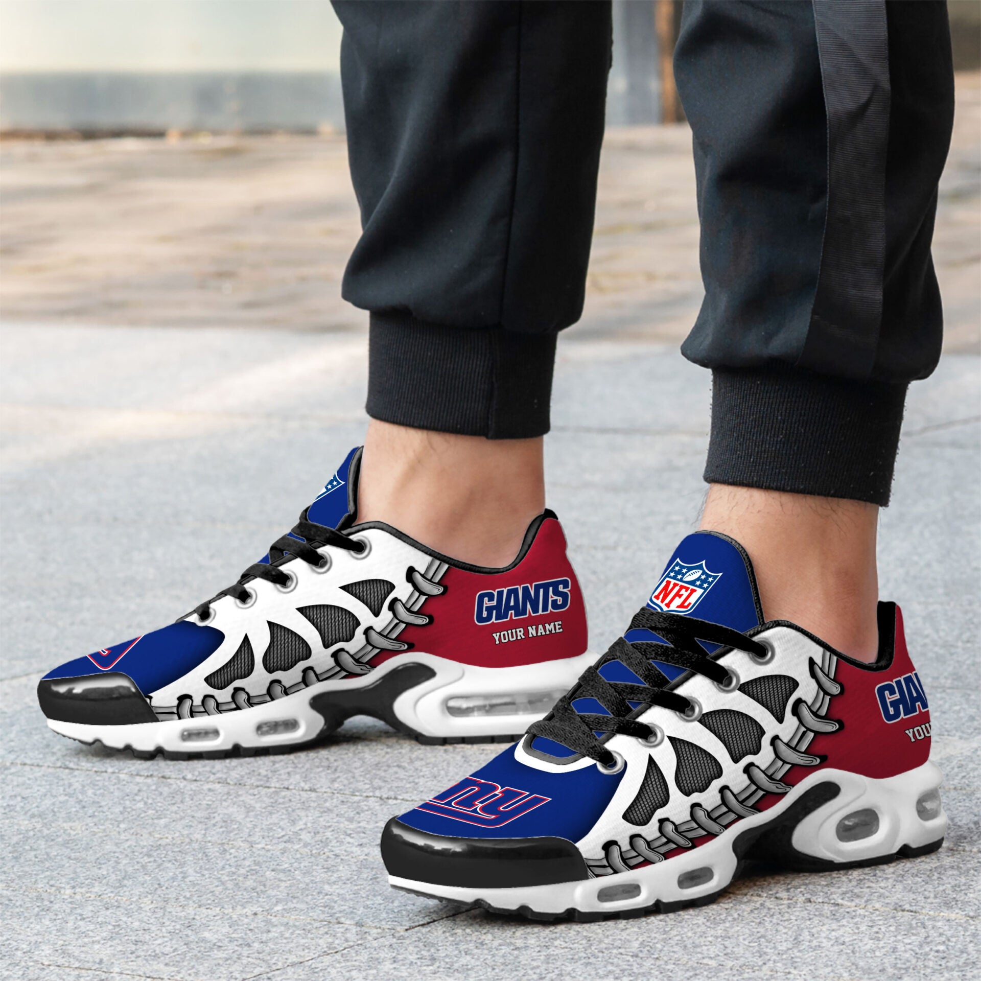 Ideafootwear New York Giants TN Shoes Sneakers For Men And Women