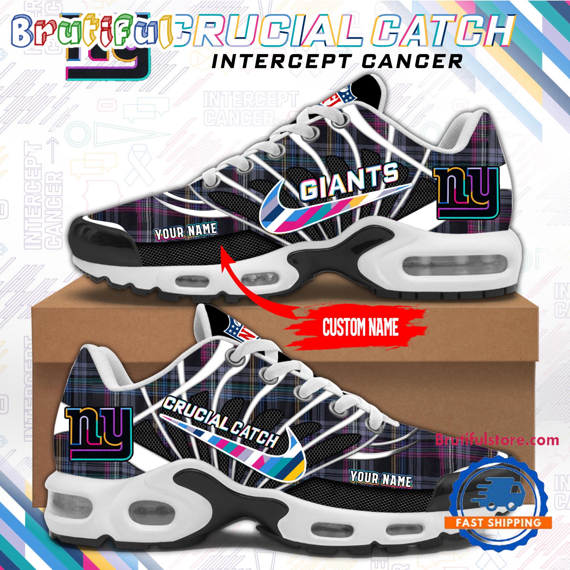 Ideafootwear New York Giants TN Shoes Sneakers For Men And Women