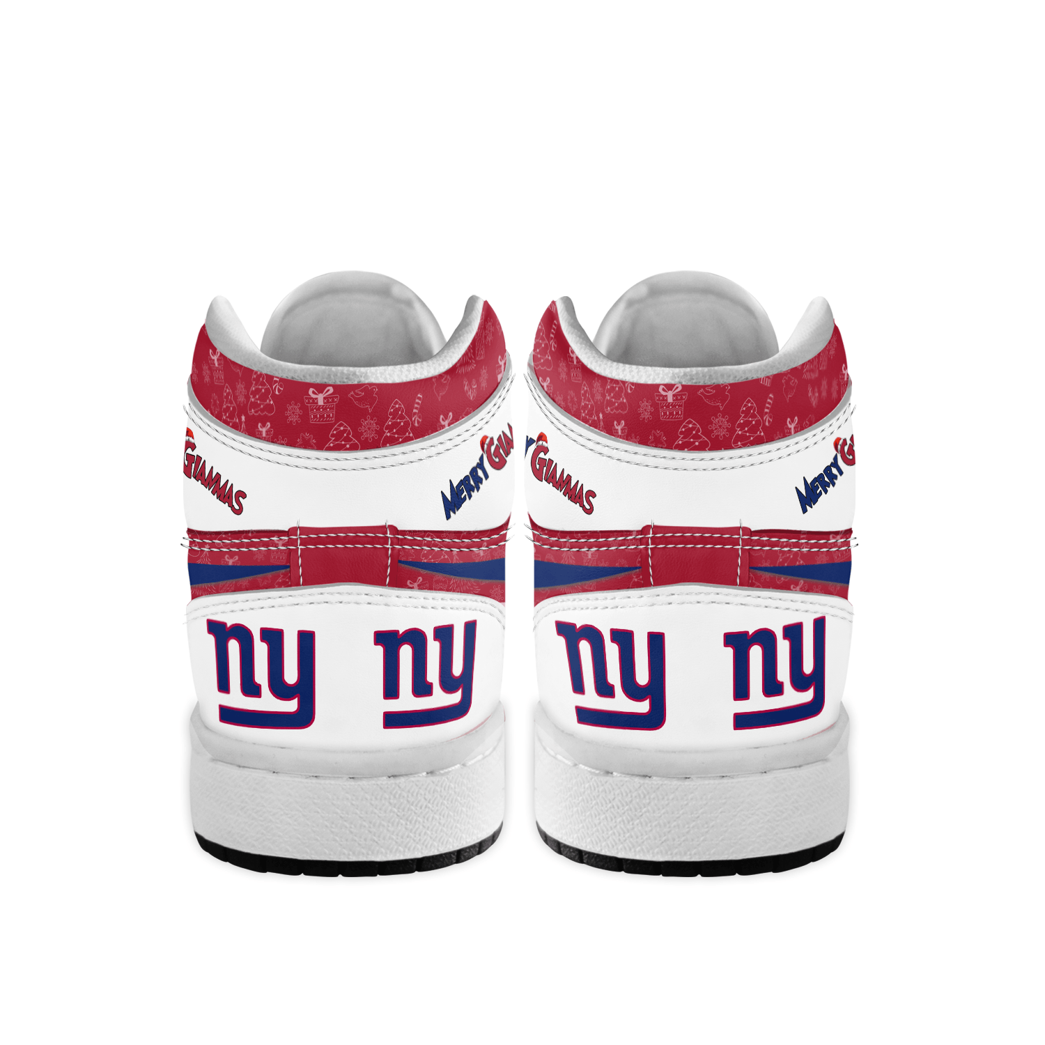 Ideafootwear New York Giants x The Grinch x Christmas AJ1 High Sneakers Shoes For Men And Women