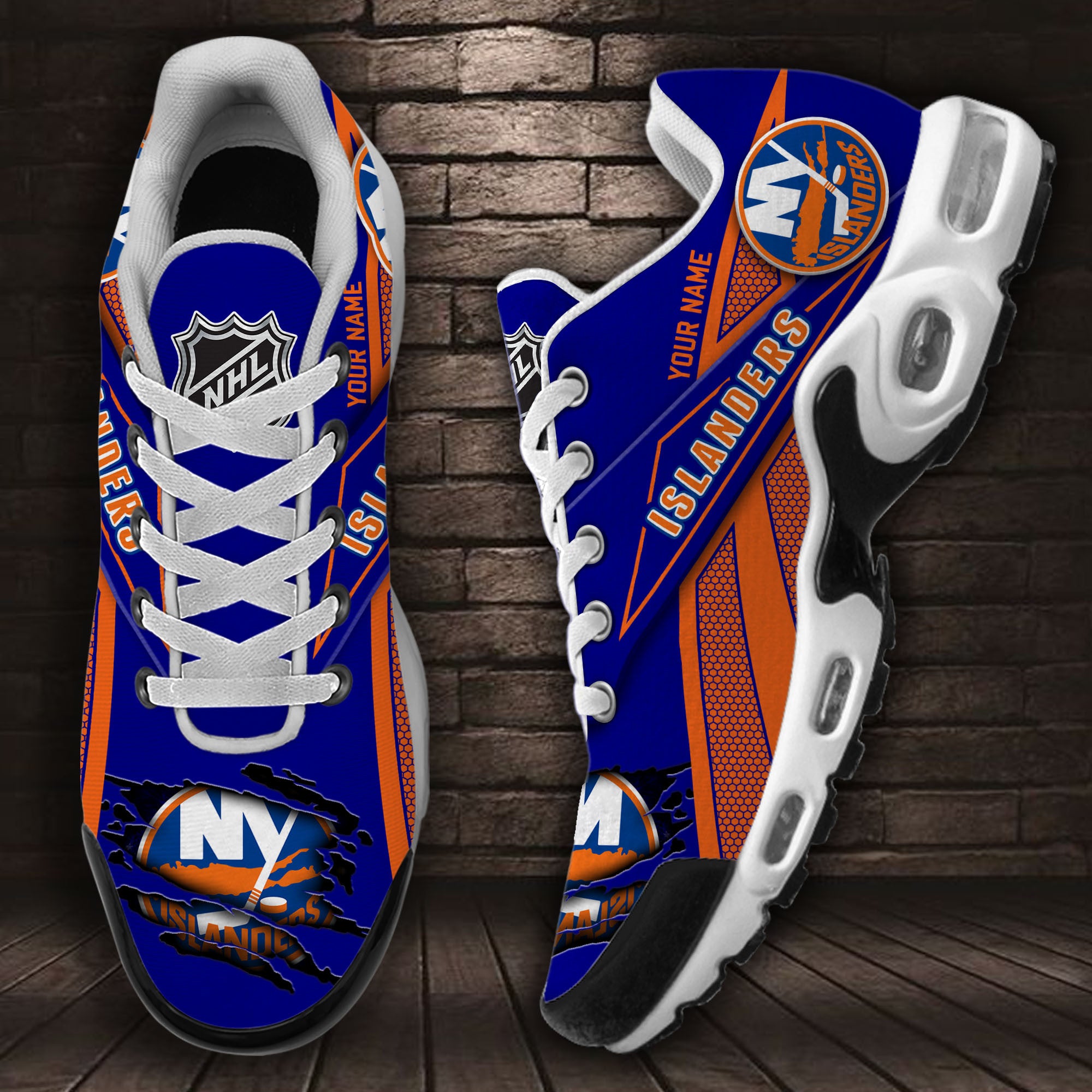 Ideafootwear New York Islanders TN Shoes Sneakers For Men And Women