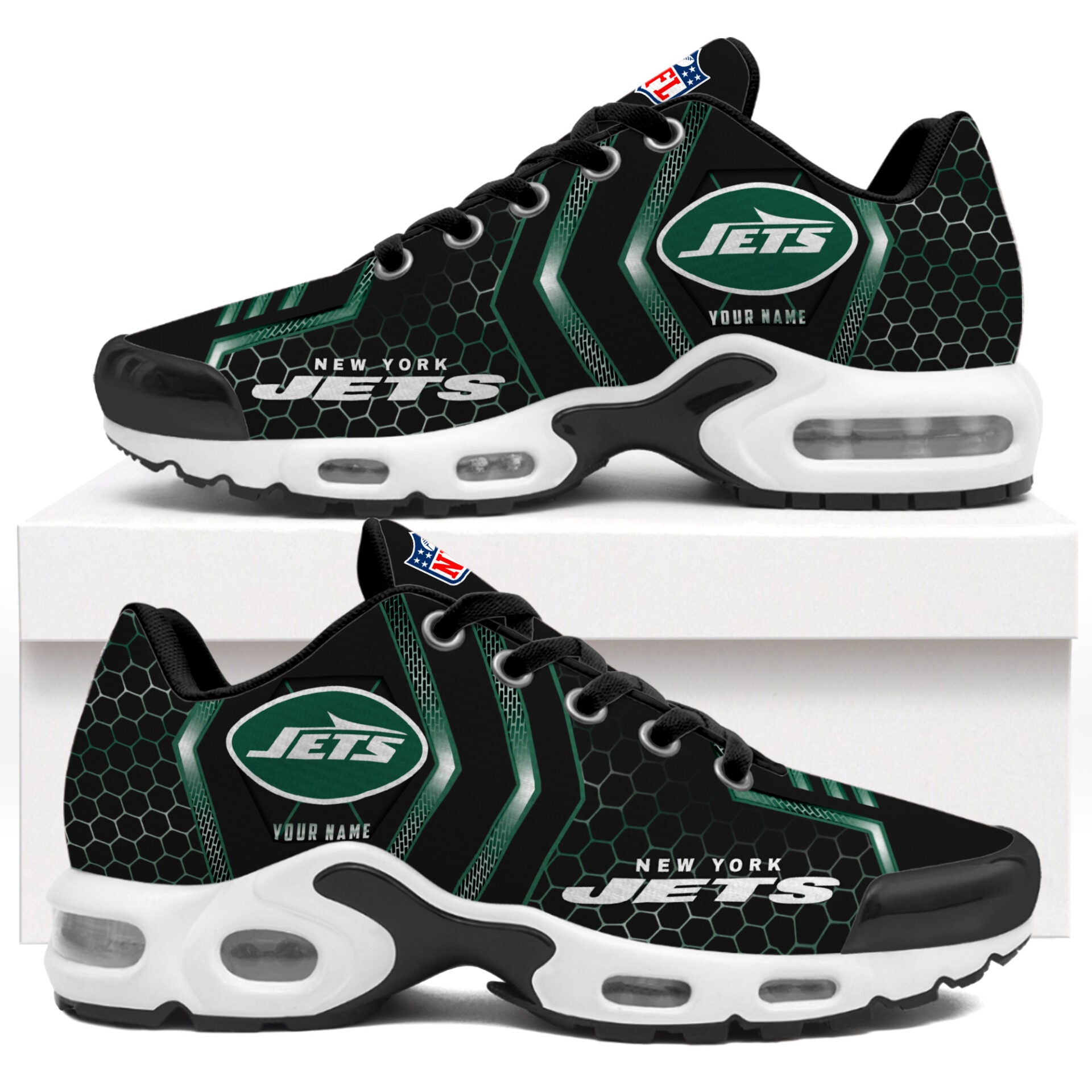 Ideafootwear New York Jets TN Shoes Sneakers For Men And Women