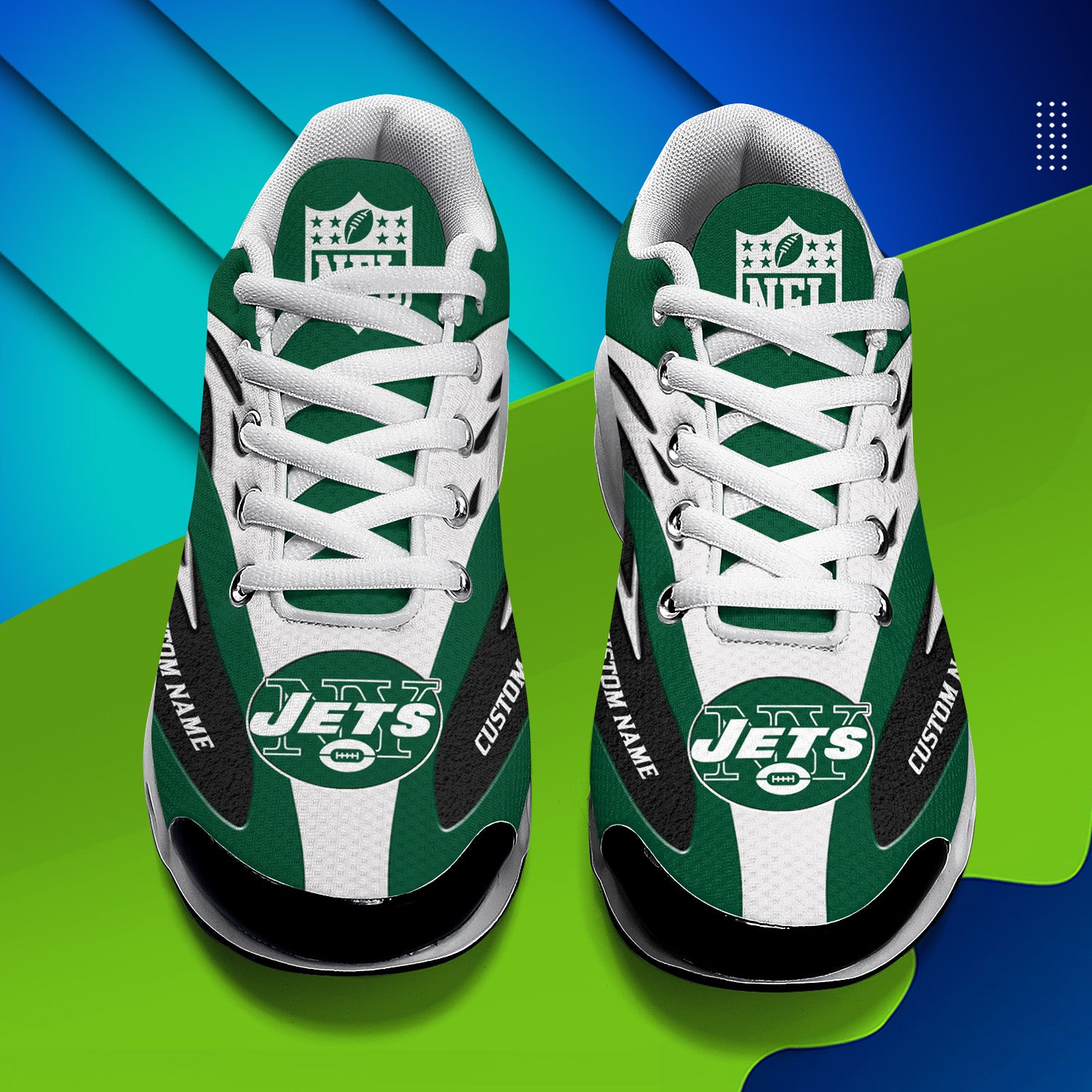Ideafootwear New York Jets TN Shoes Sneakers For Men And Women