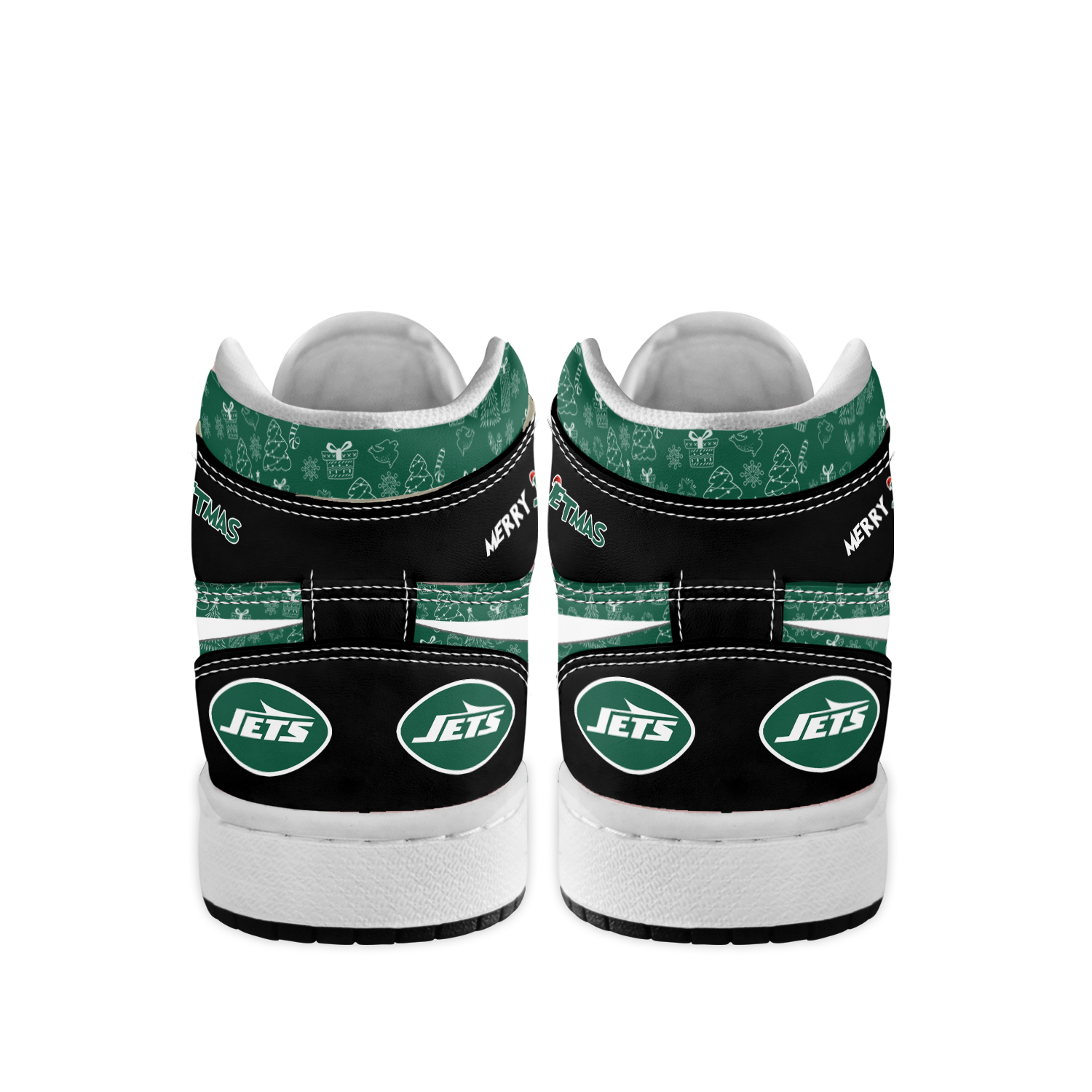 Ideafootwear New York Jets x The Grinch x Christmas AJ1 High Sneakers Shoes For Men And Women