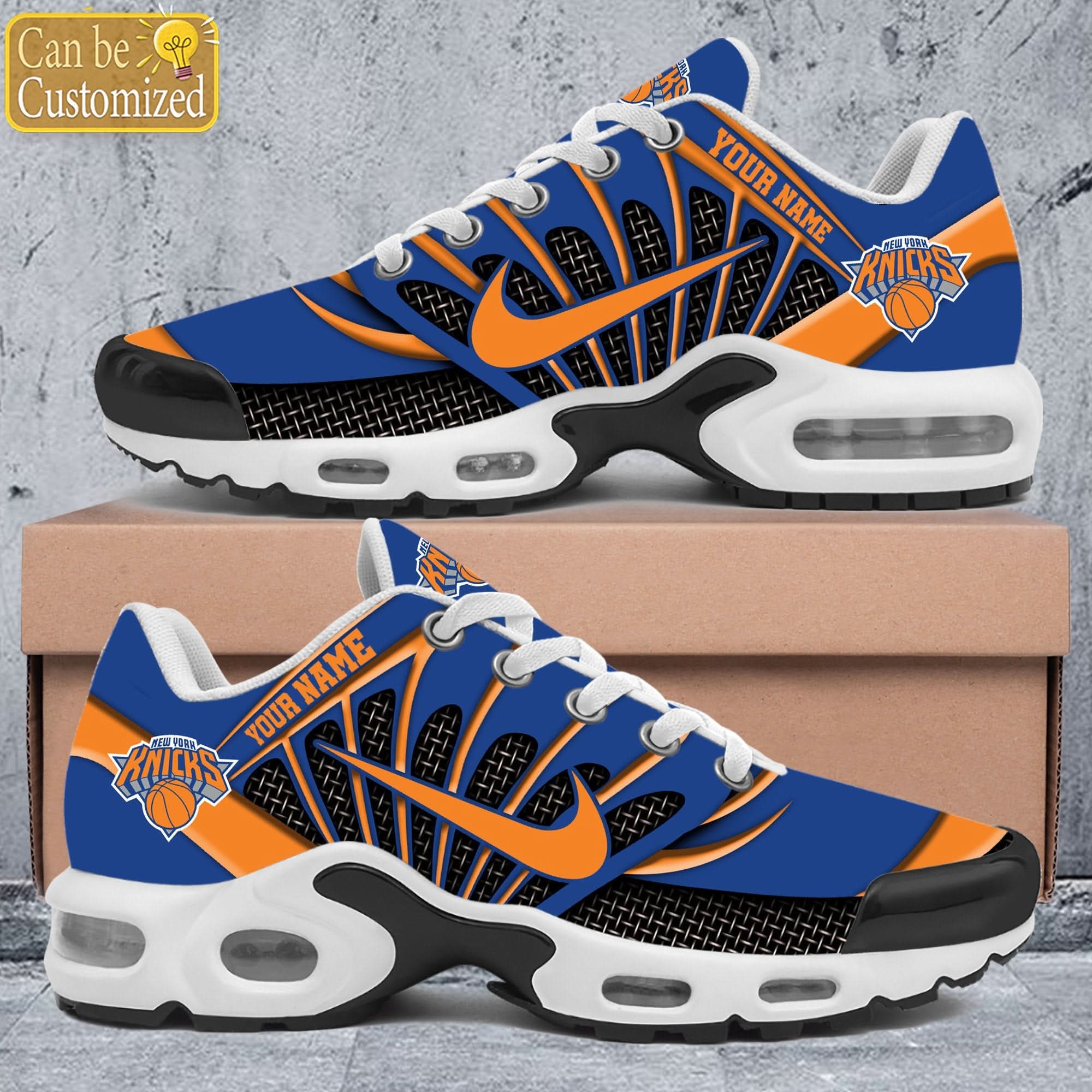 Ideafootwear New York Knicks TN Shoes Sneakers For Men And Women