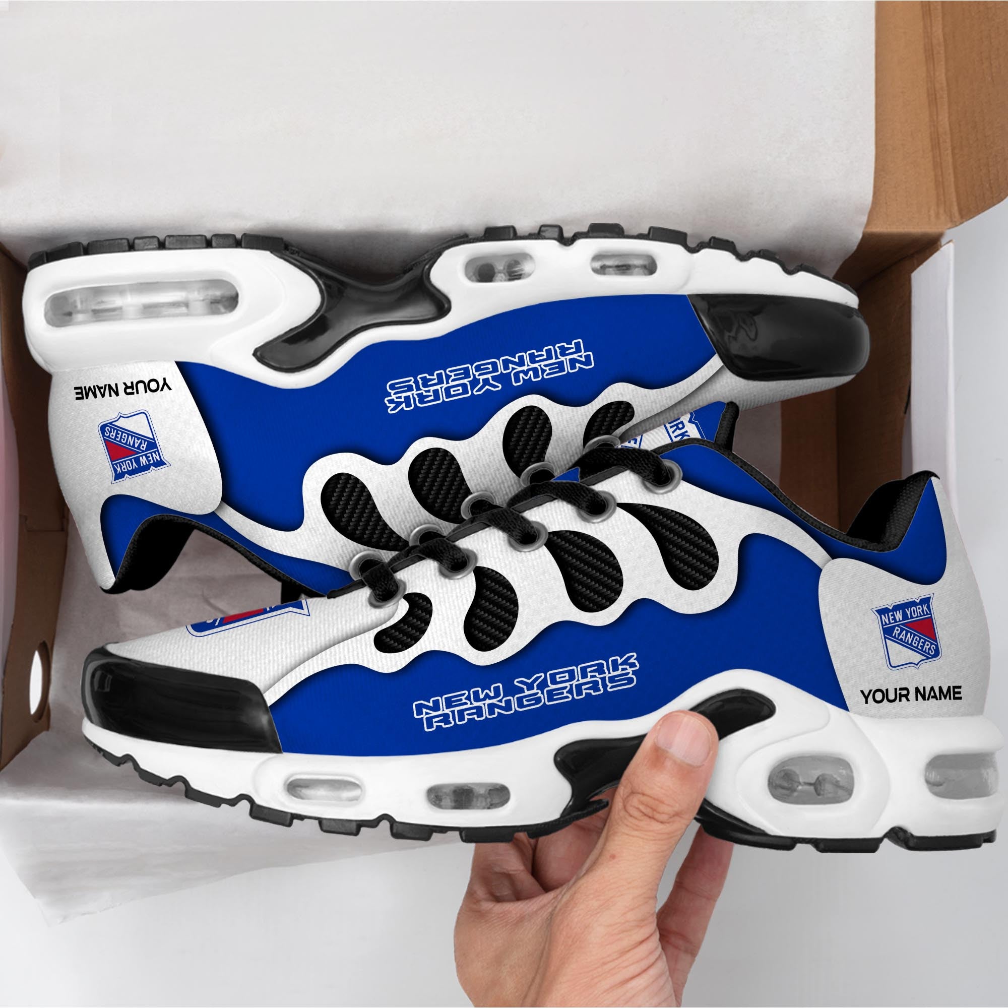 Ideafootwear New York Rangers TN Shoes Sneakers For Men And Women