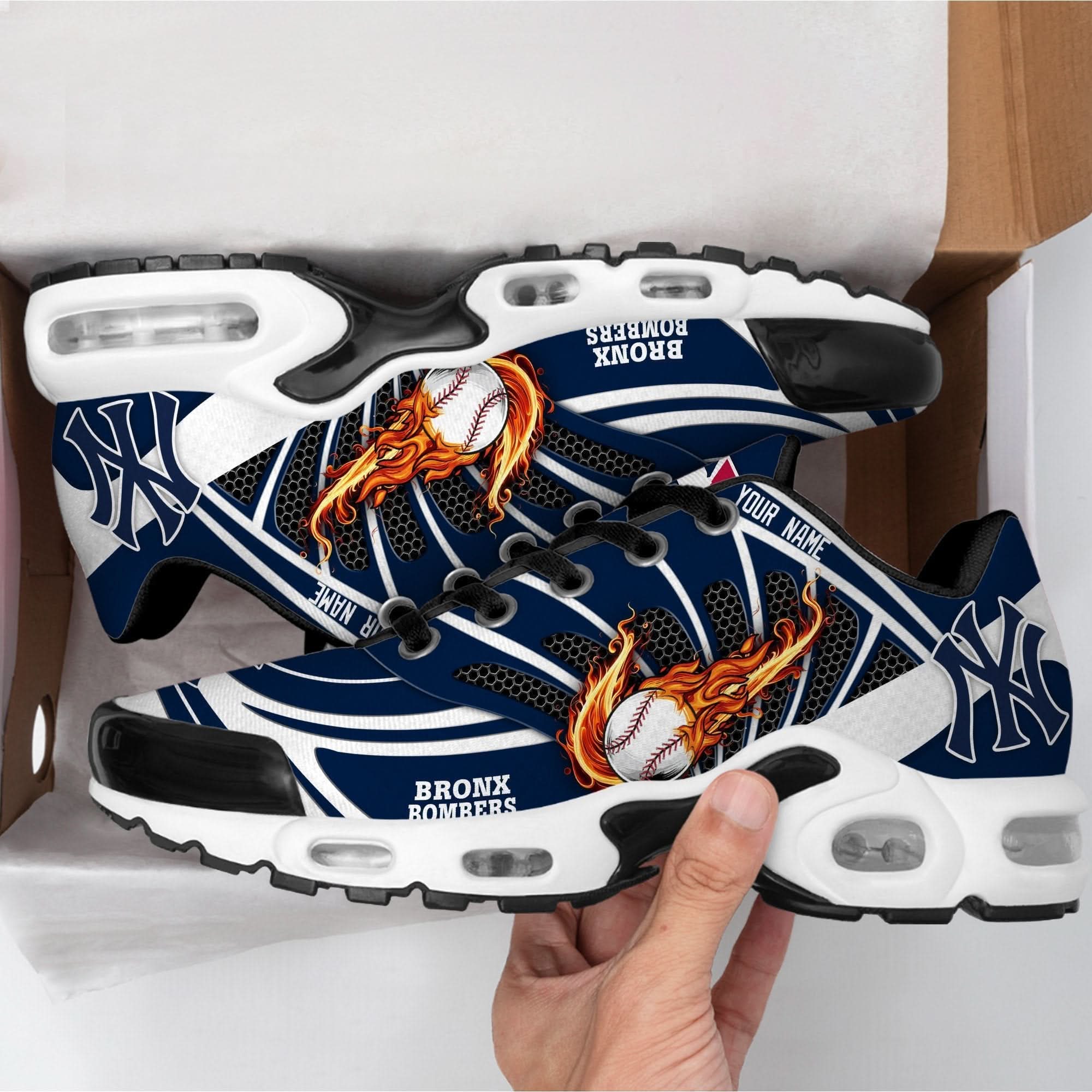 Ideafootwear New York Yankee TN Shoes Sneakers For Men And Women