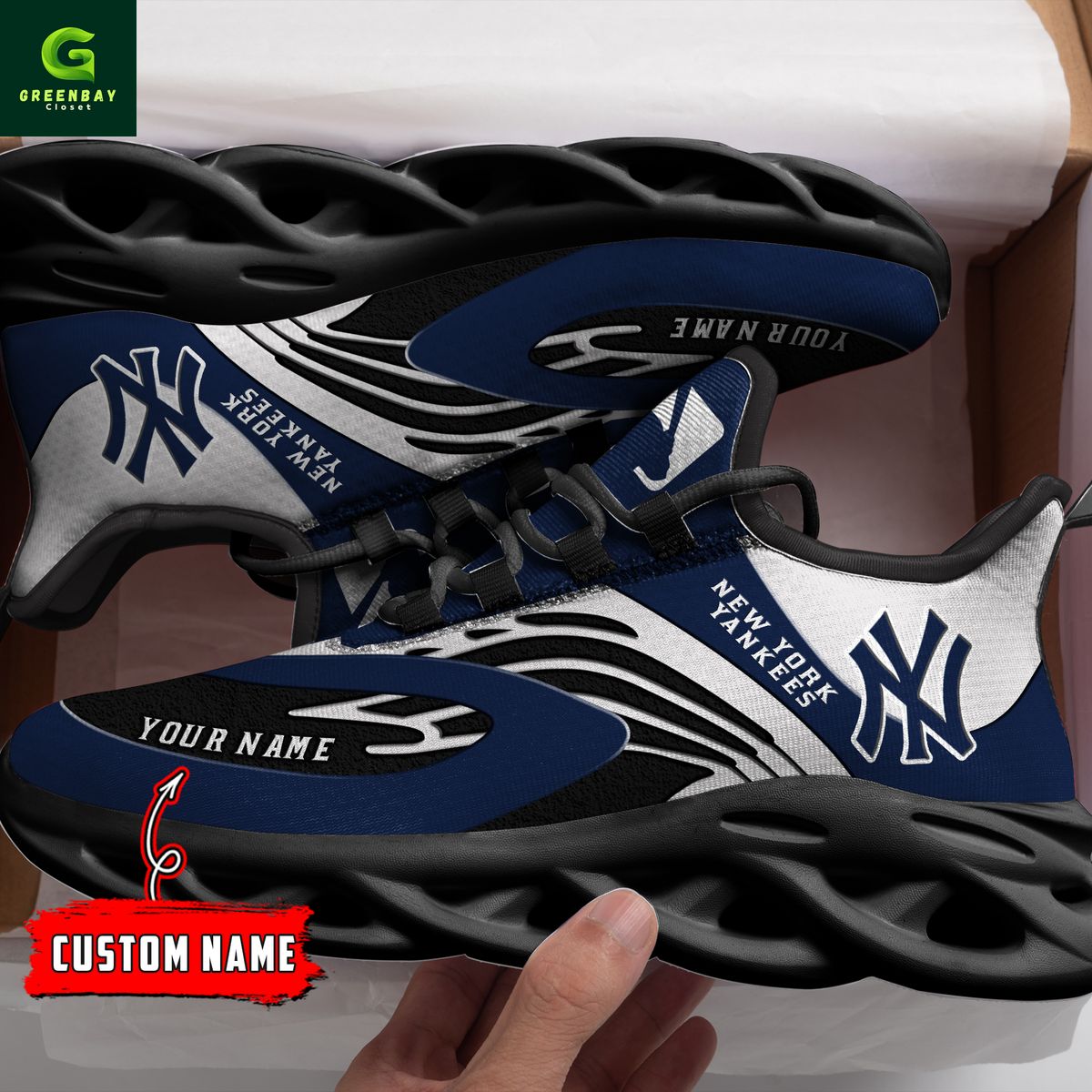 Ideafootwear New York Yankees Max Soul Shoes Sneakers For Men And Women